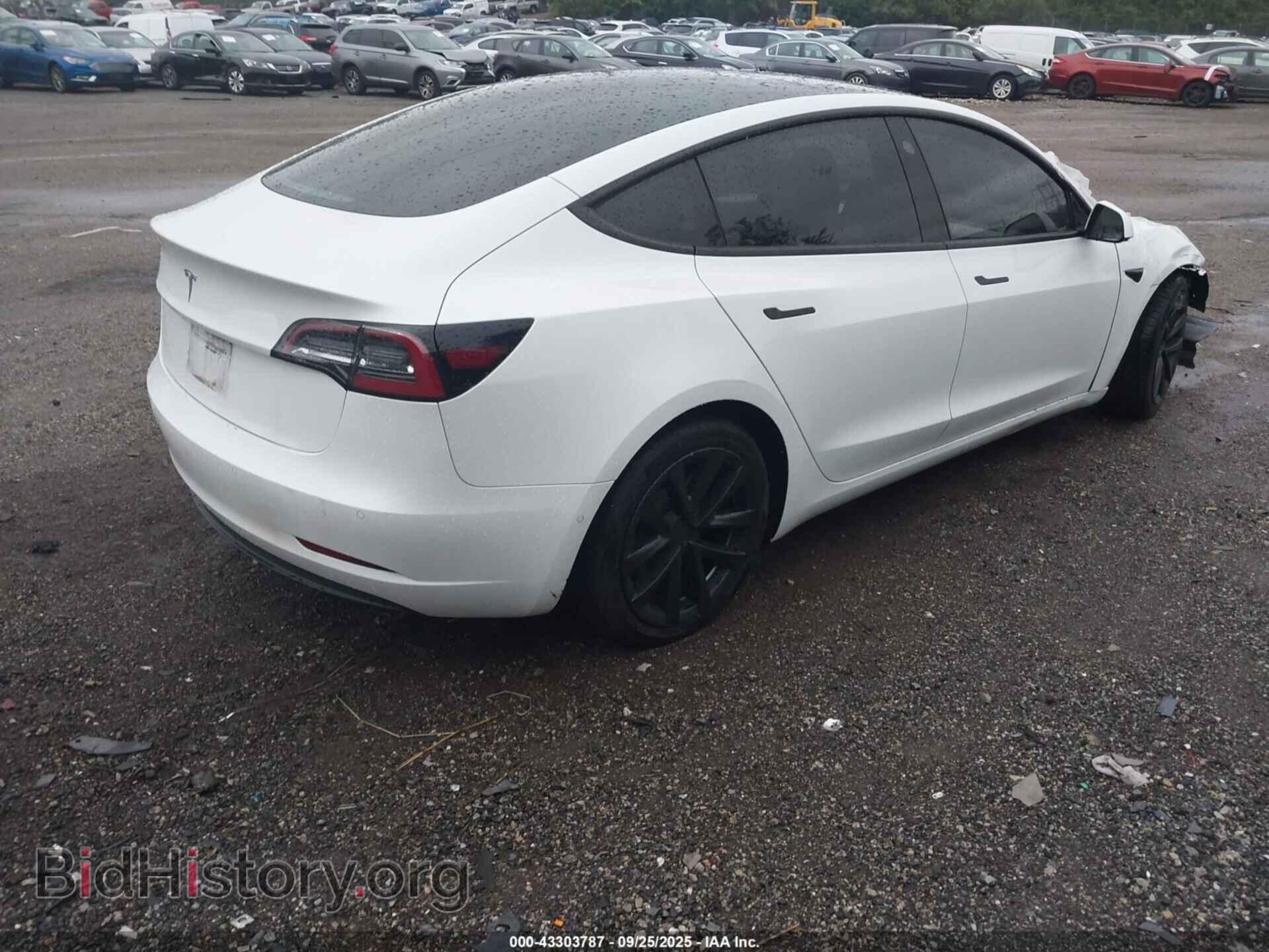 2022 TESLA MODEL 3 - VIN: 5YJ3E1EAXNF349567 - Фото 4