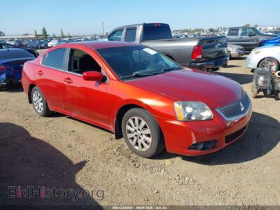 2012 Mitsubishi GALANT ES/SE, burgundy — VIN 4A32B3FFXCE024441, IAAI
