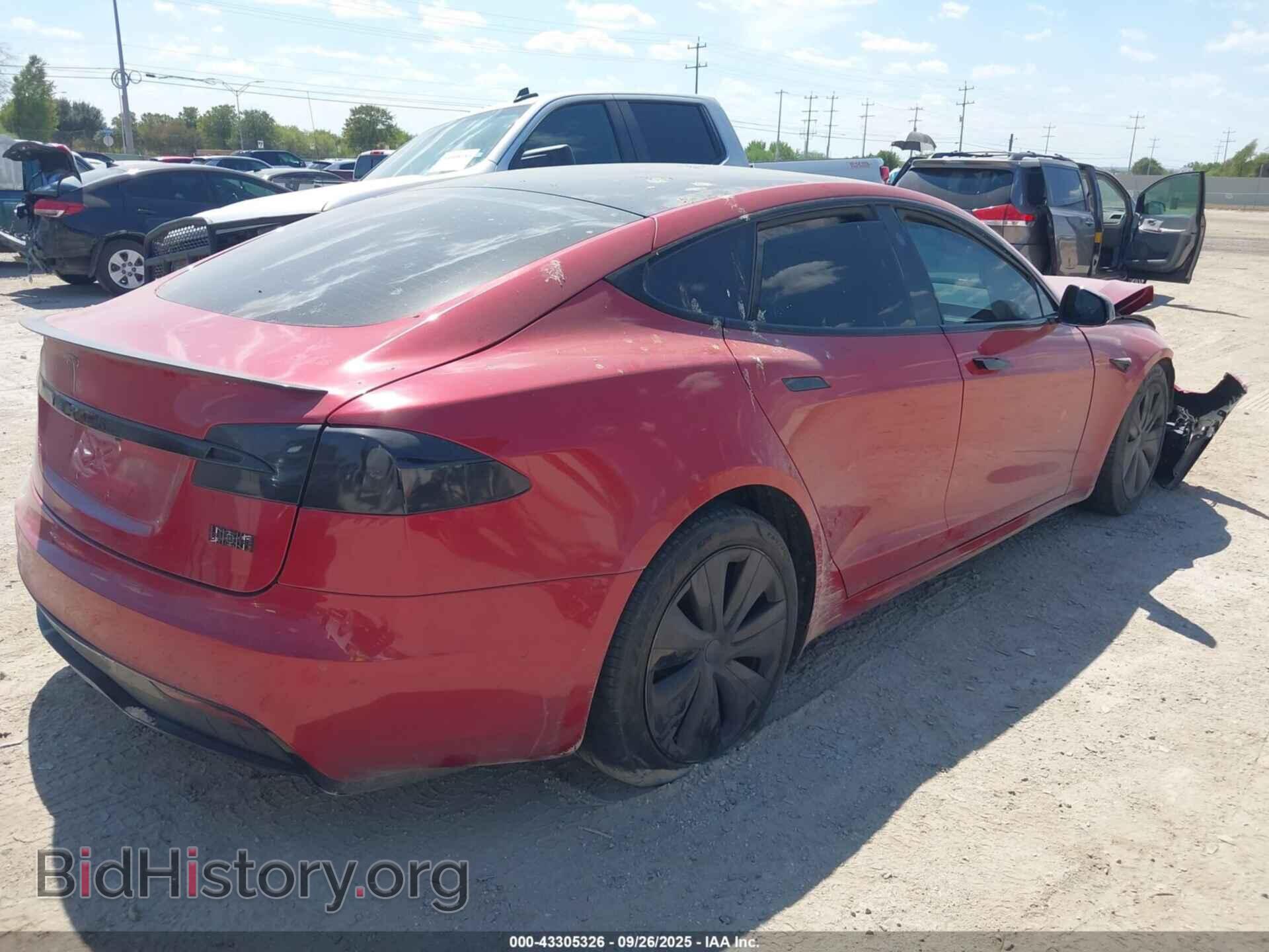 2021 TESLA MODEL S - VIN: 5YJSA1E60MF441885 - Фото 4
