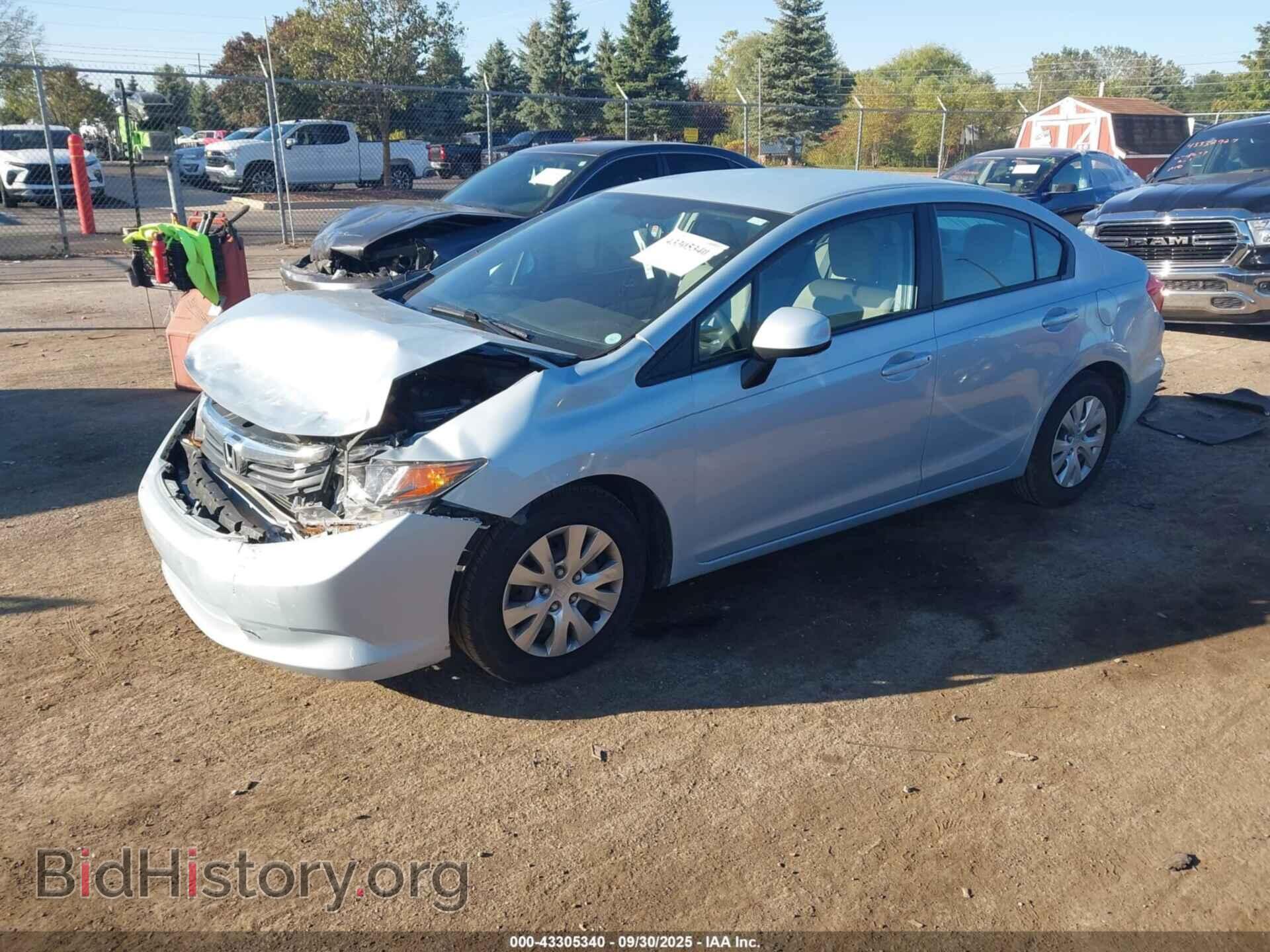 2012 HONDA CIVIC - VIN: 19XFB2F50CE000935 - Фото 2