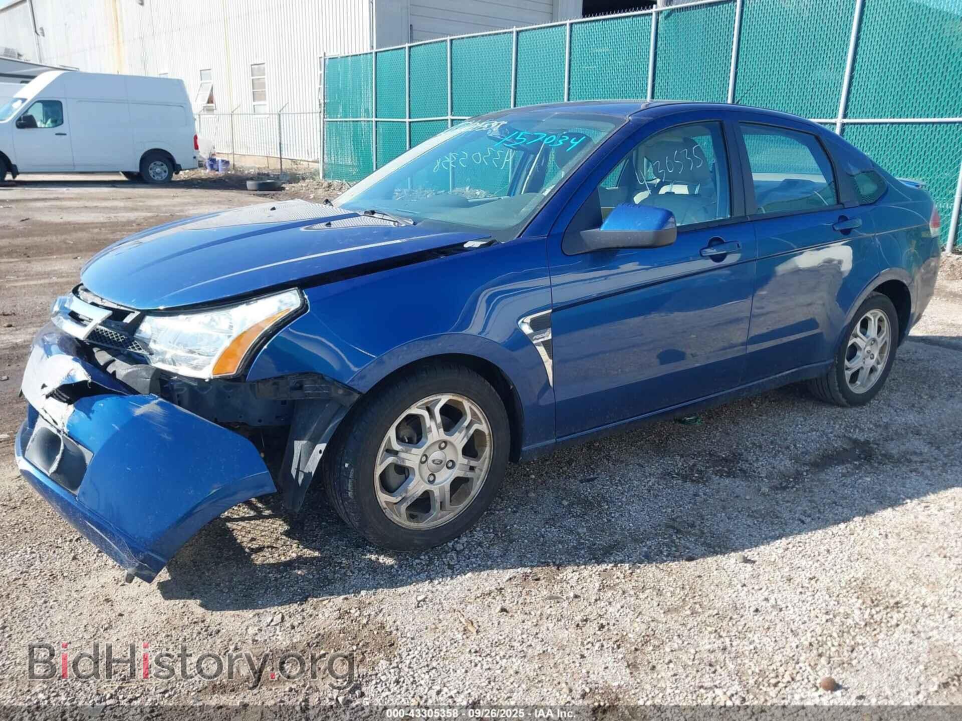 2008 FORD FOCUS - VIN: 1FAHP35N68W157034 - Фото 2