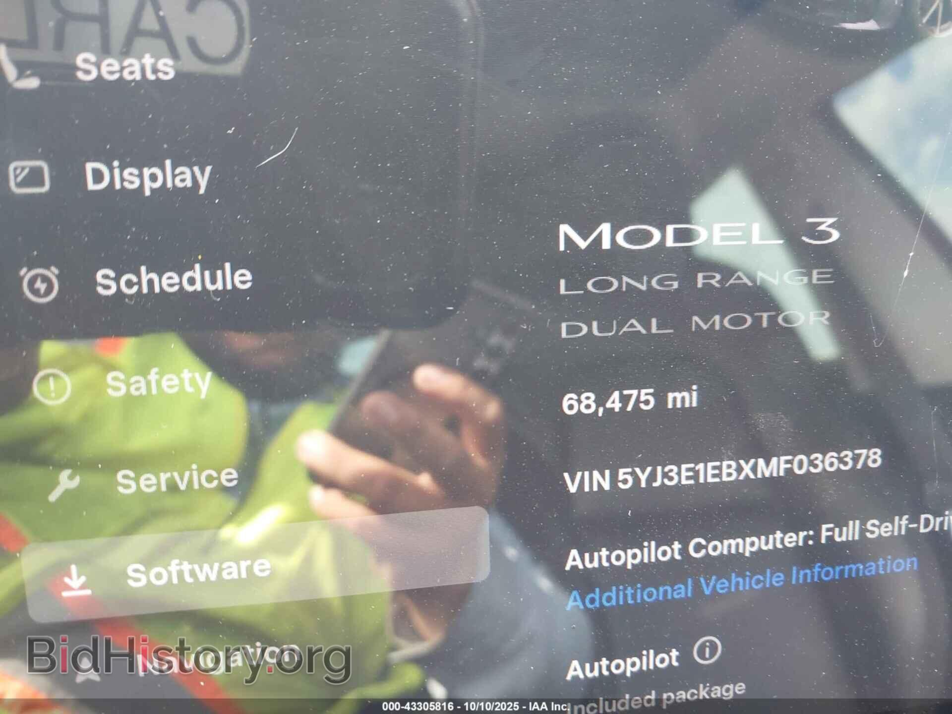 2021 TESLA MODEL 3 - VIN: 5YJ3E1EBXMF036378 - Фото 7