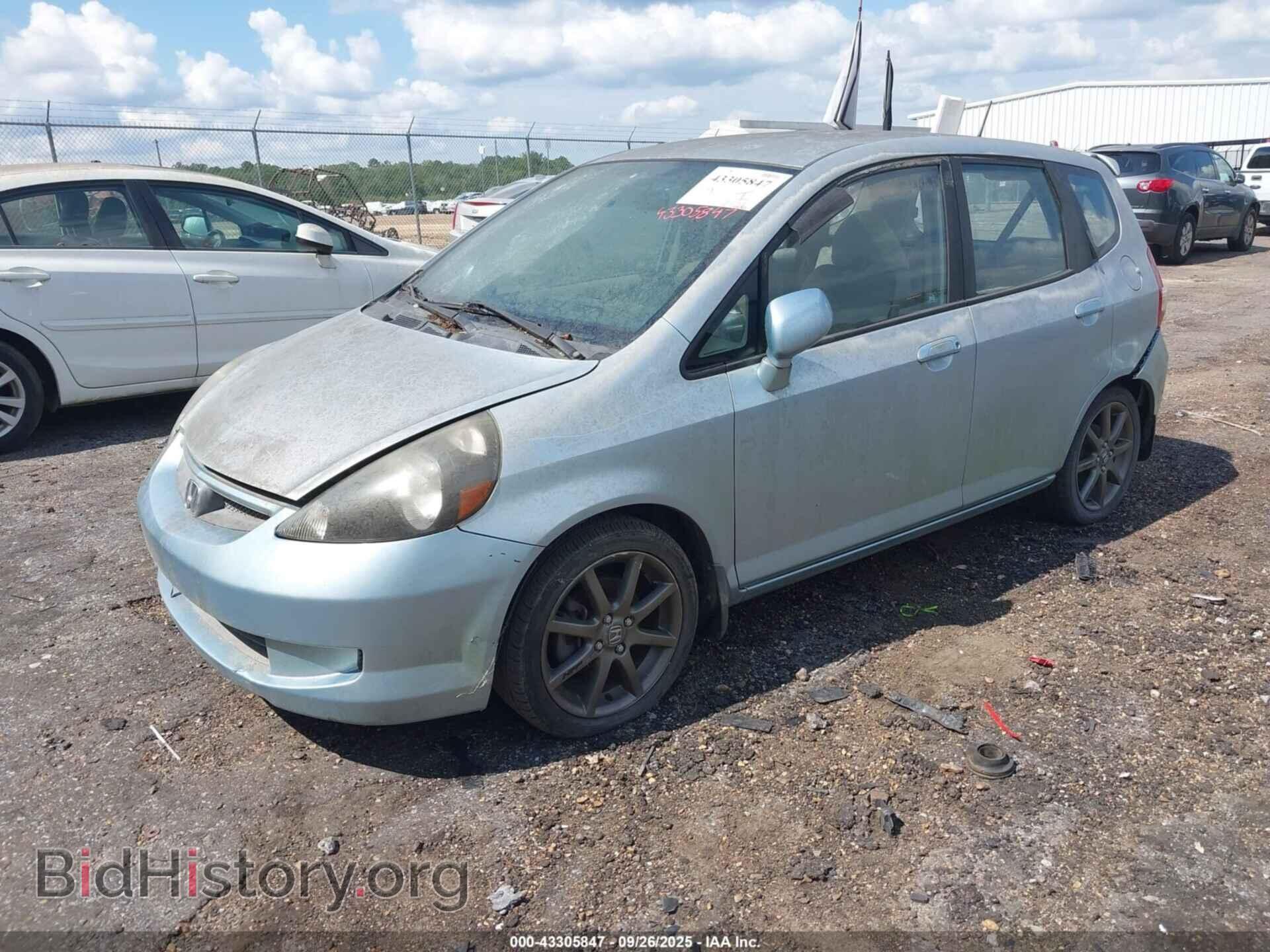 2007 HONDA FIT - VIN: JHMGD37497S001674 - Фото 2