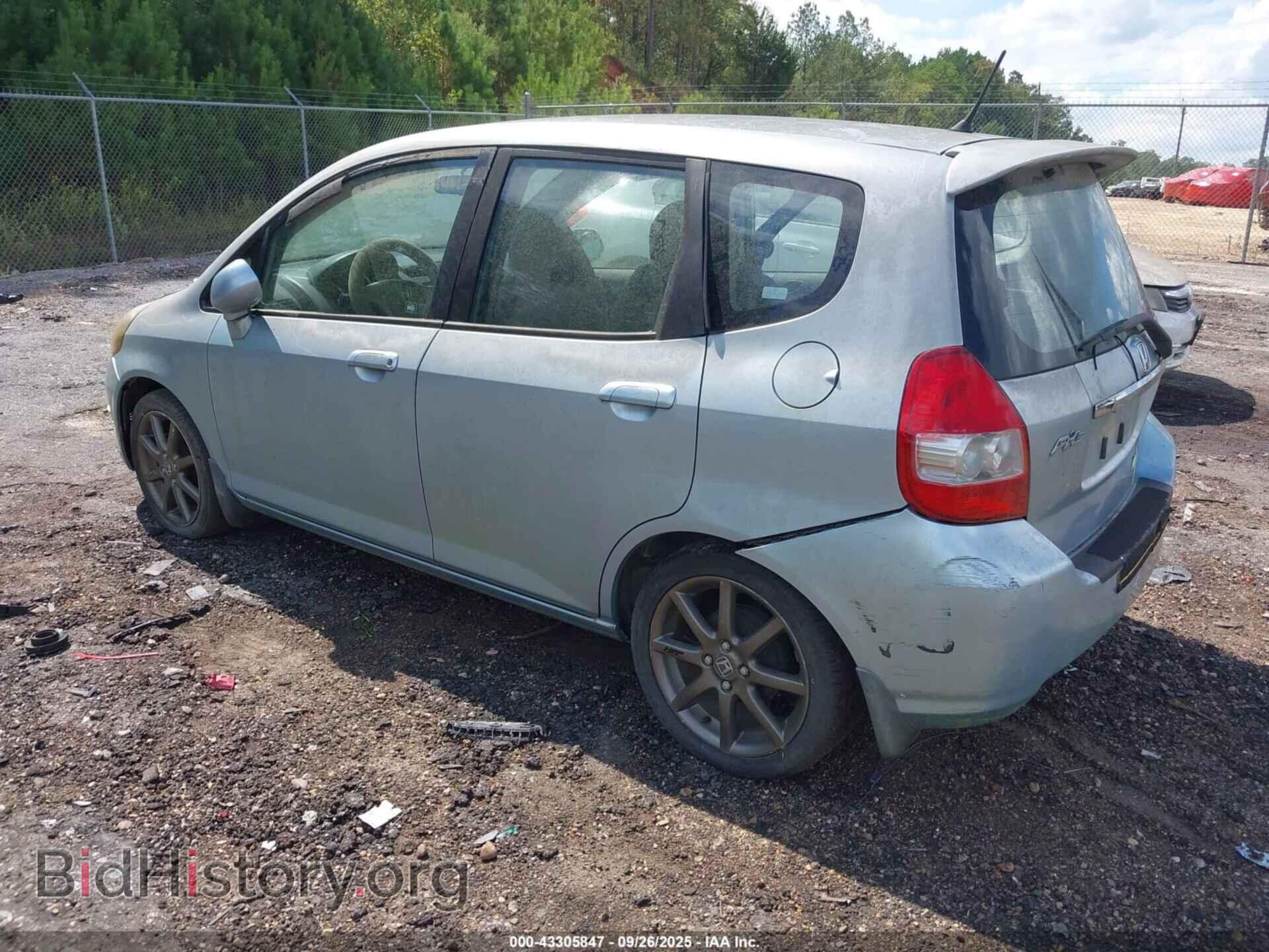 2007 HONDA FIT - VIN: JHMGD37497S001674 - Фото 3