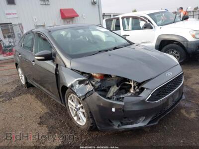 2017 Ford FOCUS SE, gray — VIN 1FADP3F21HL271365, IAAI