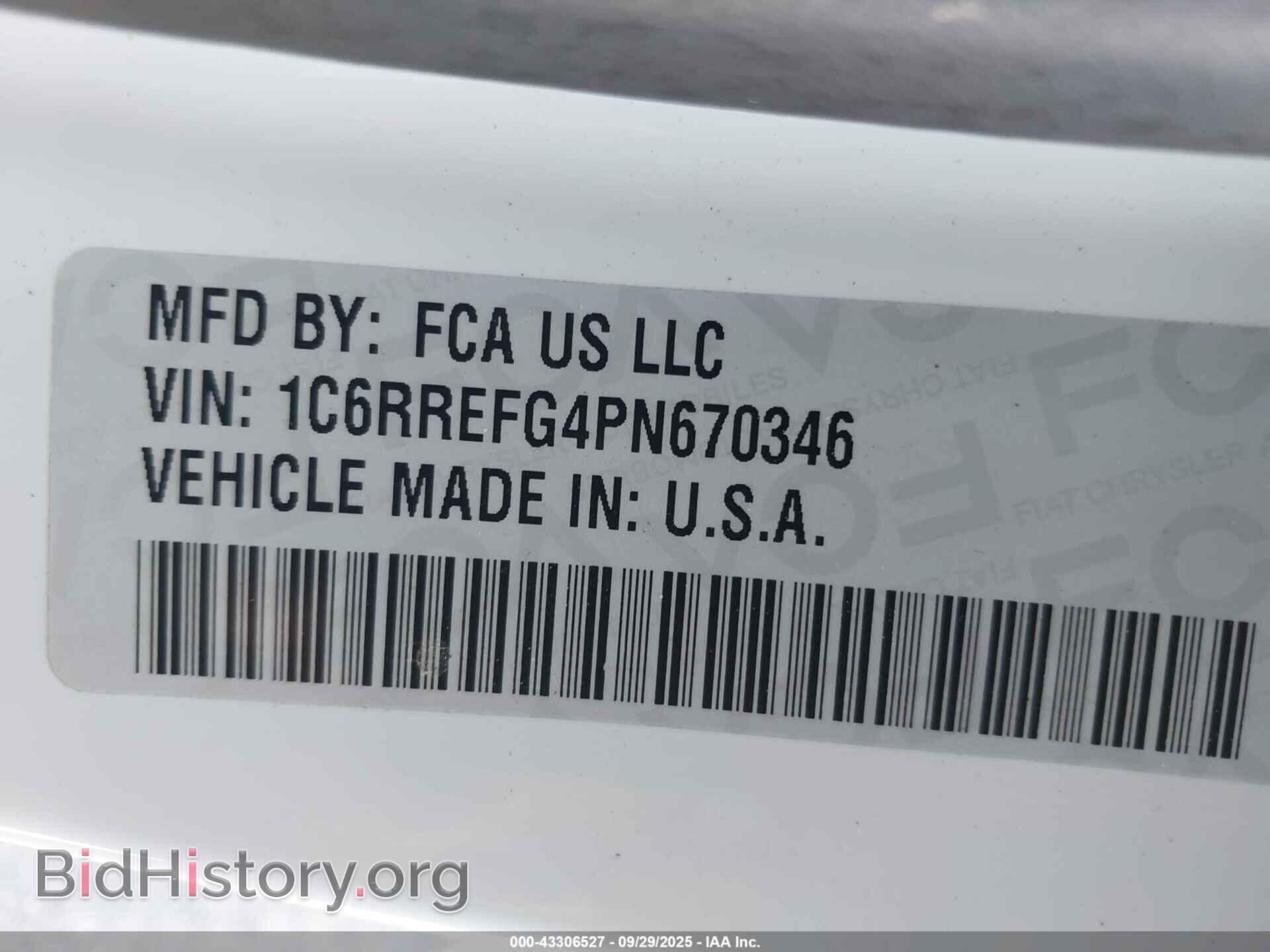 2023 RAM 1500 - VIN: 1C6RREFG4PN670346 - Фото 9
