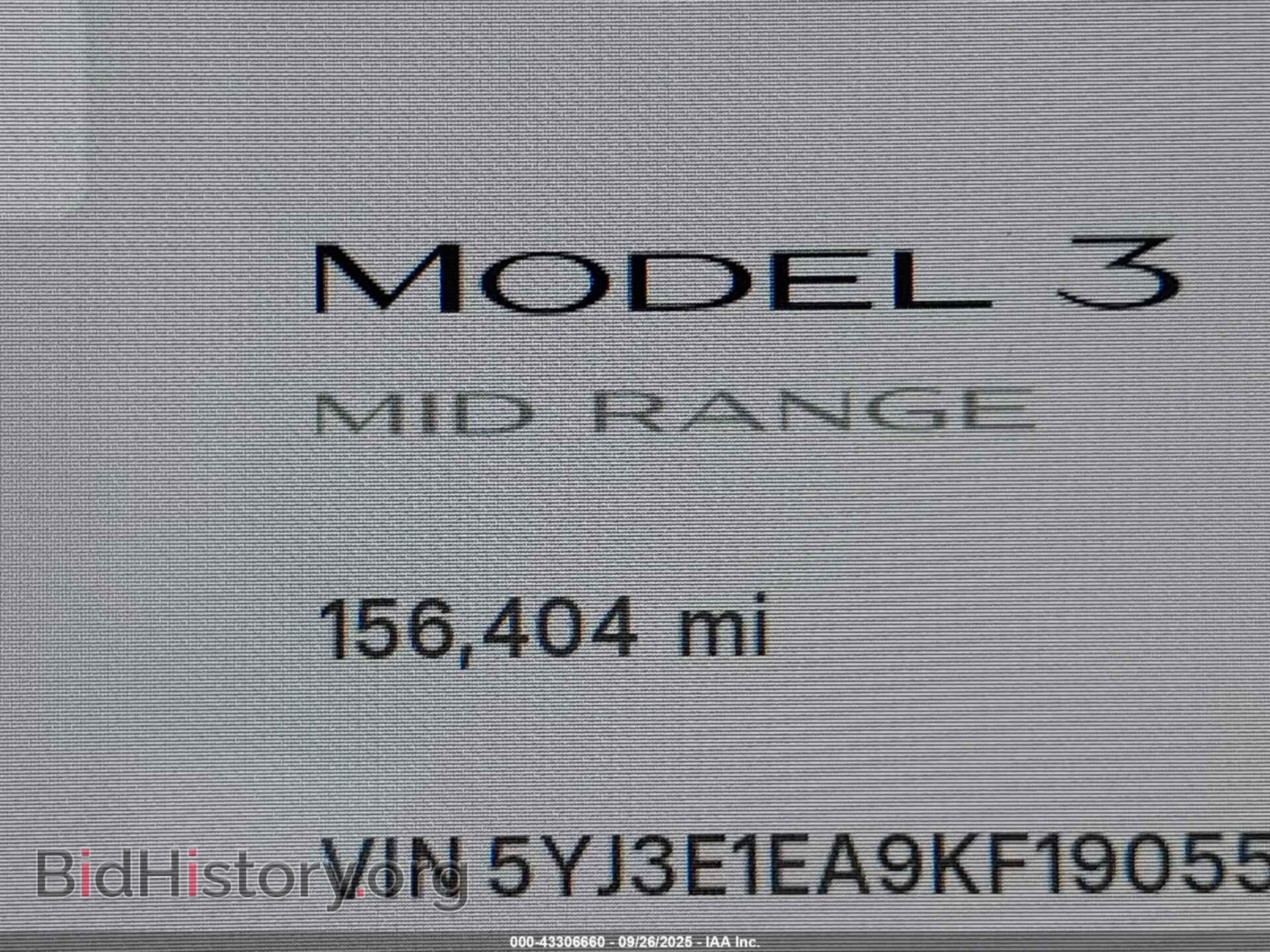 2019 TESLA MODEL 3 - VIN: 5YJ3E1EA9KF190553 - Фото 7