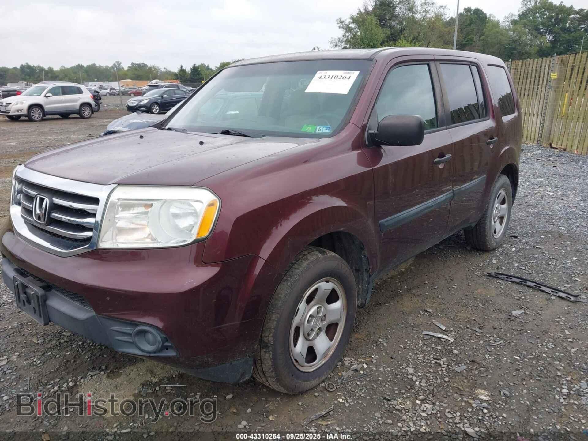 2013 HONDA PILOT - VIN: 5FNYF4H21DB016102 - Фото 2