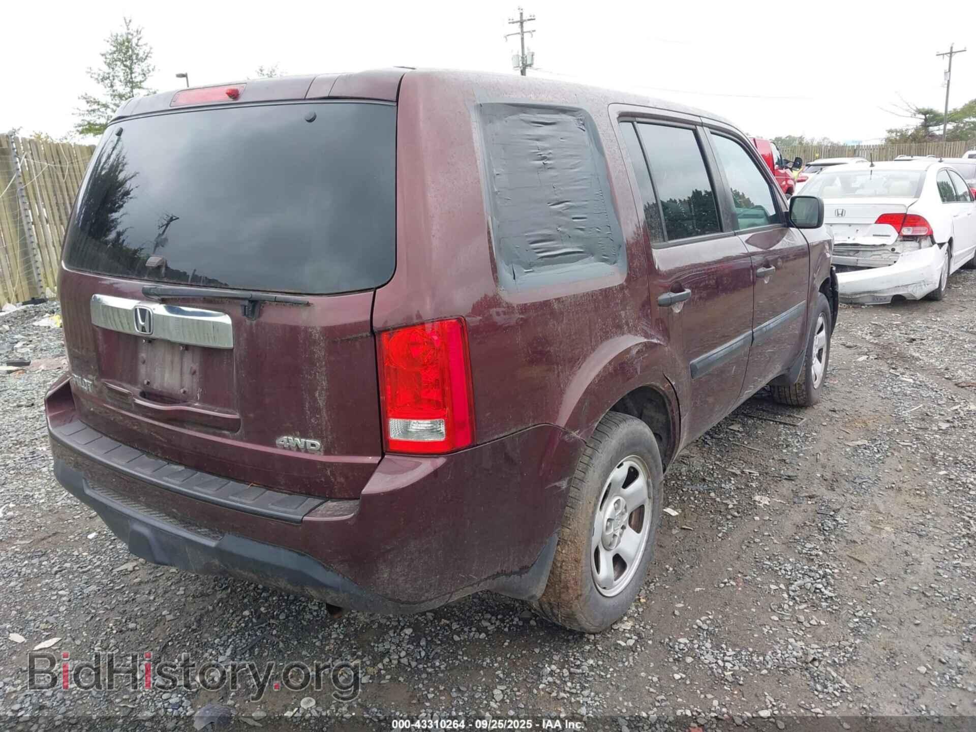 2013 HONDA PILOT - VIN: 5FNYF4H21DB016102 - Фото 4