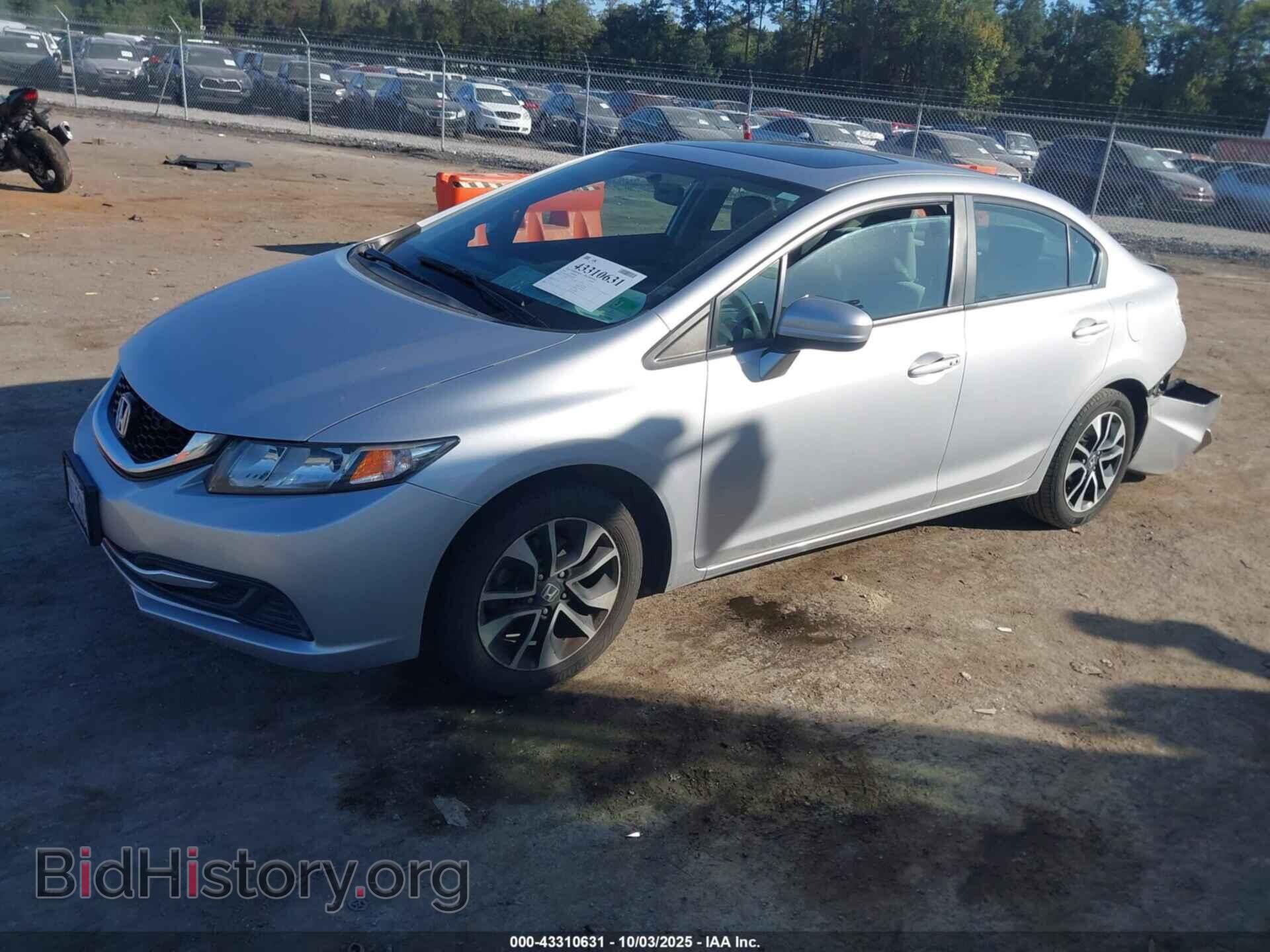 2014 HONDA CIVIC - VIN: 2HGFB2F83EH524924 - Фото 2