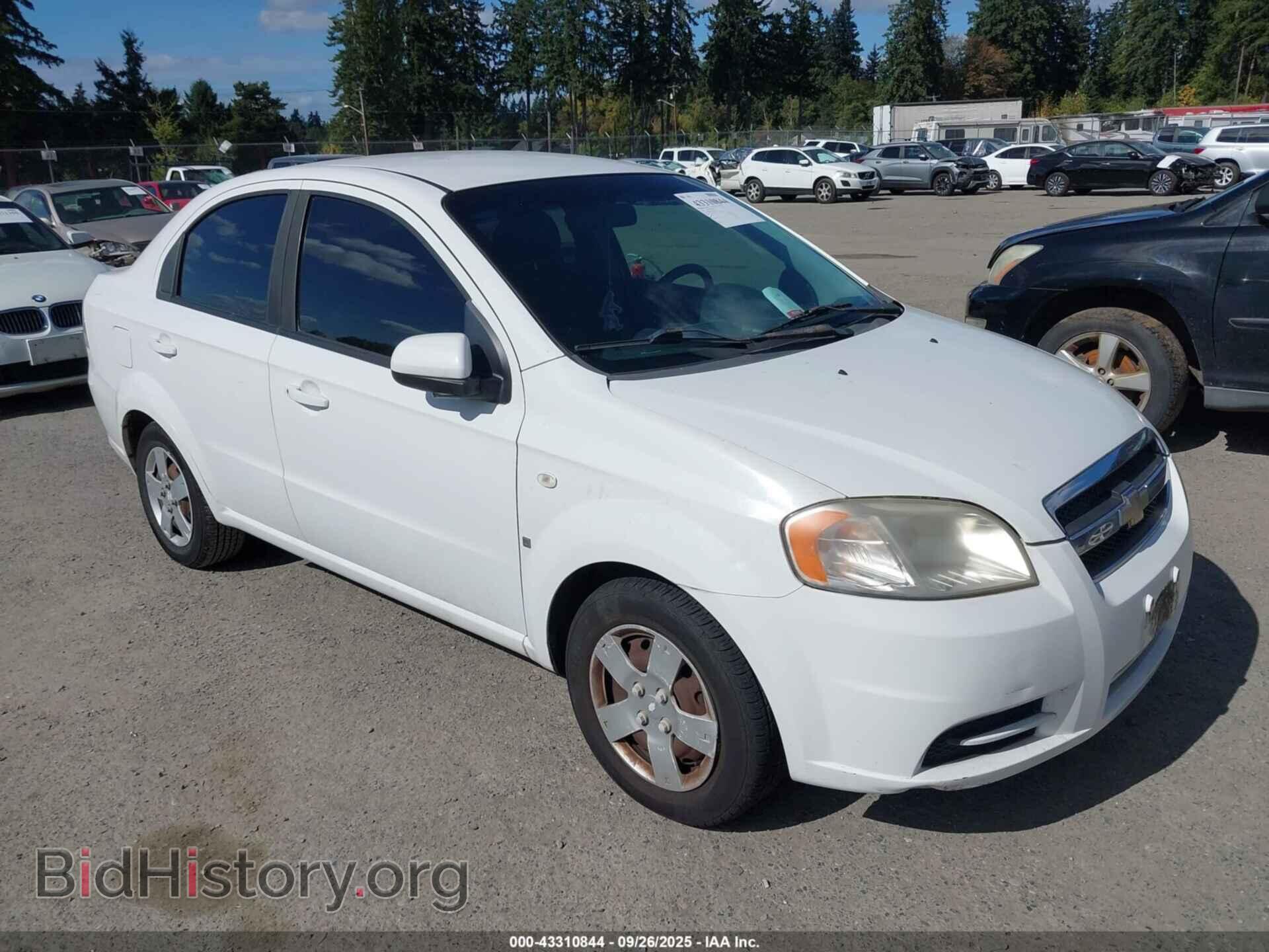 Photo KL1TD56607B074714 - CHEVROLET AVEO 2007