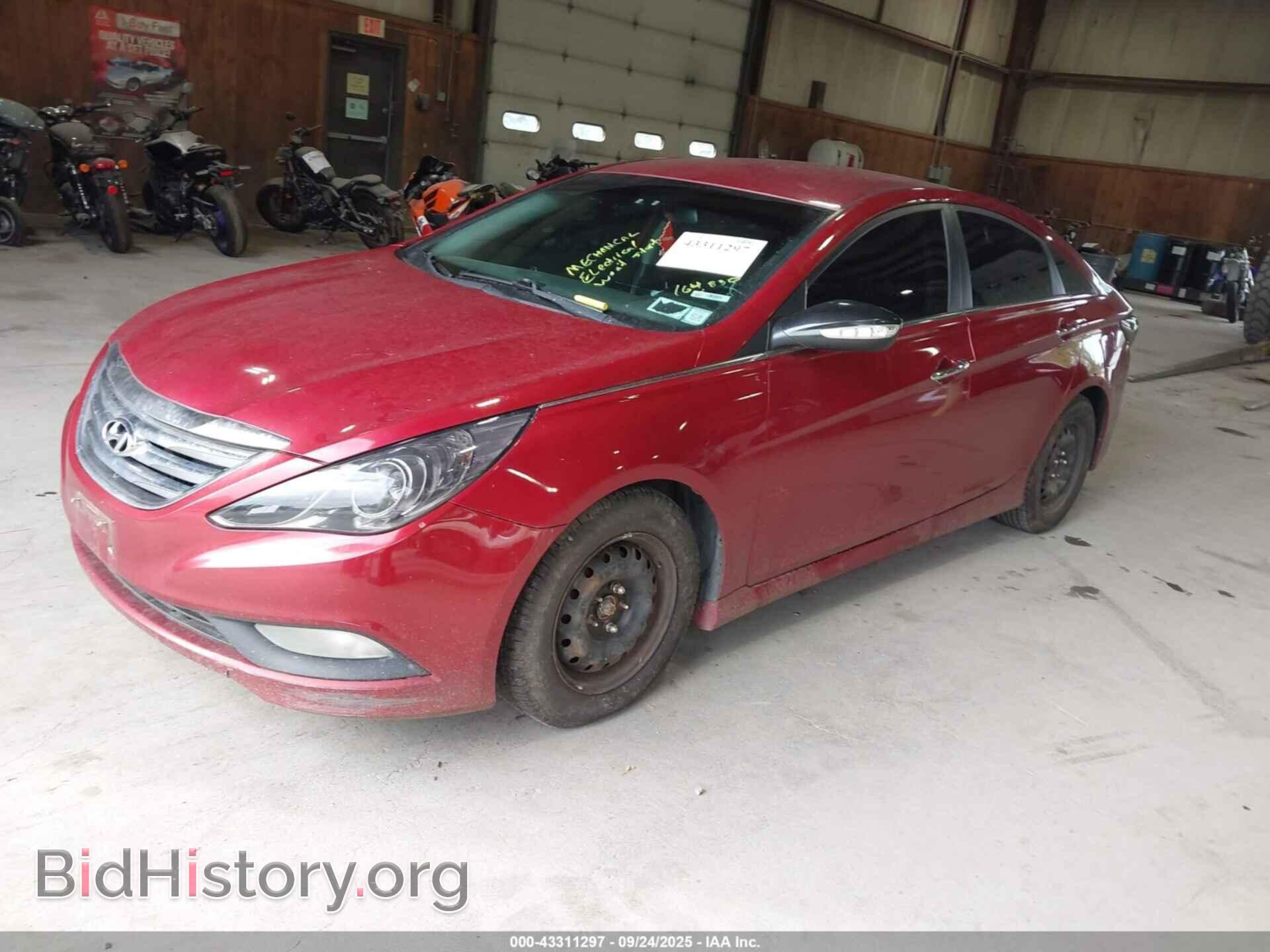 2014 HYUNDAI SONATA - VIN: 5NPEC4AC7EH852370 - Фото 2