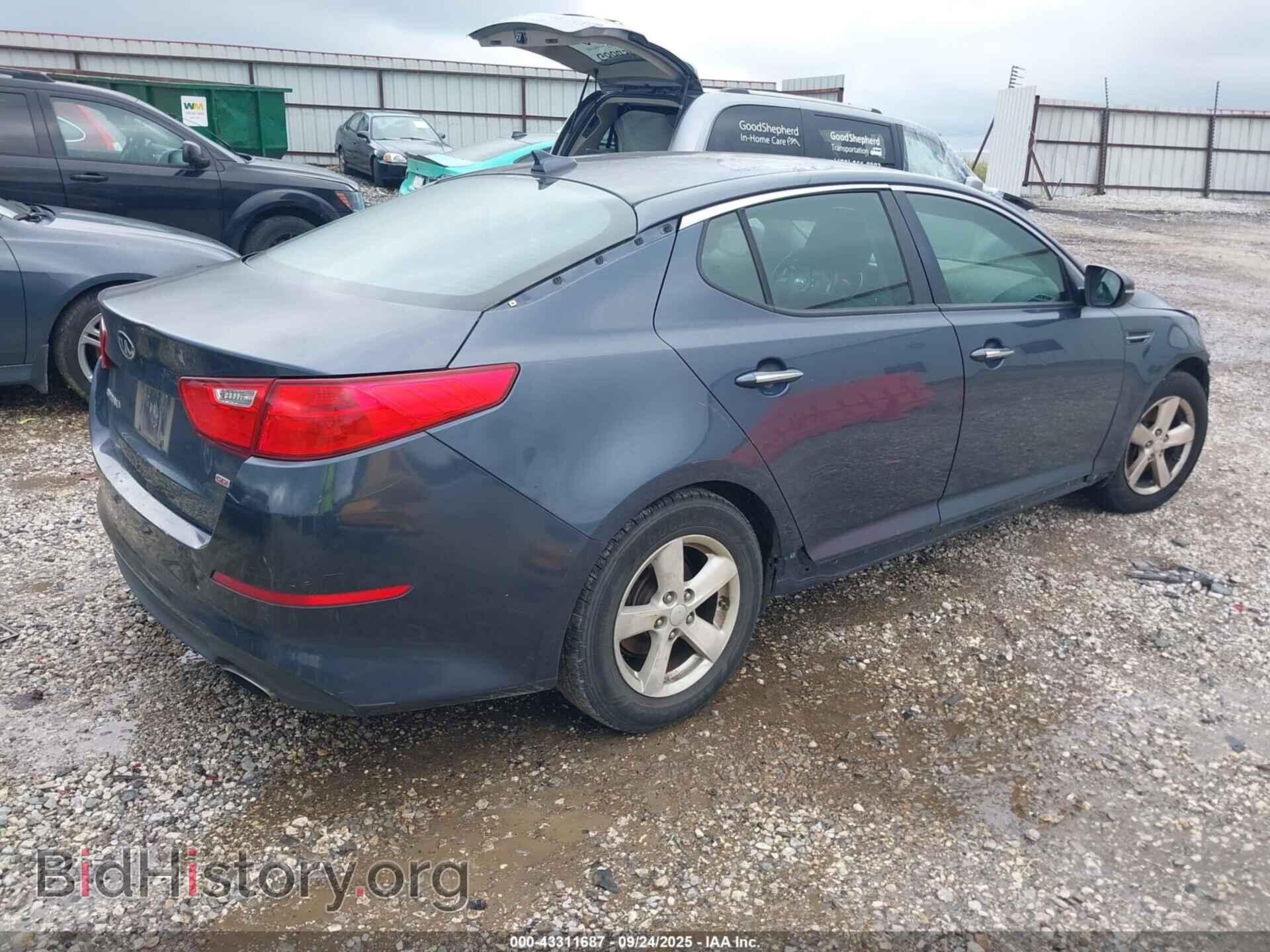 2015 KIA OPTIMA - VIN: KNAGM4A79F5539005 - Фото 4