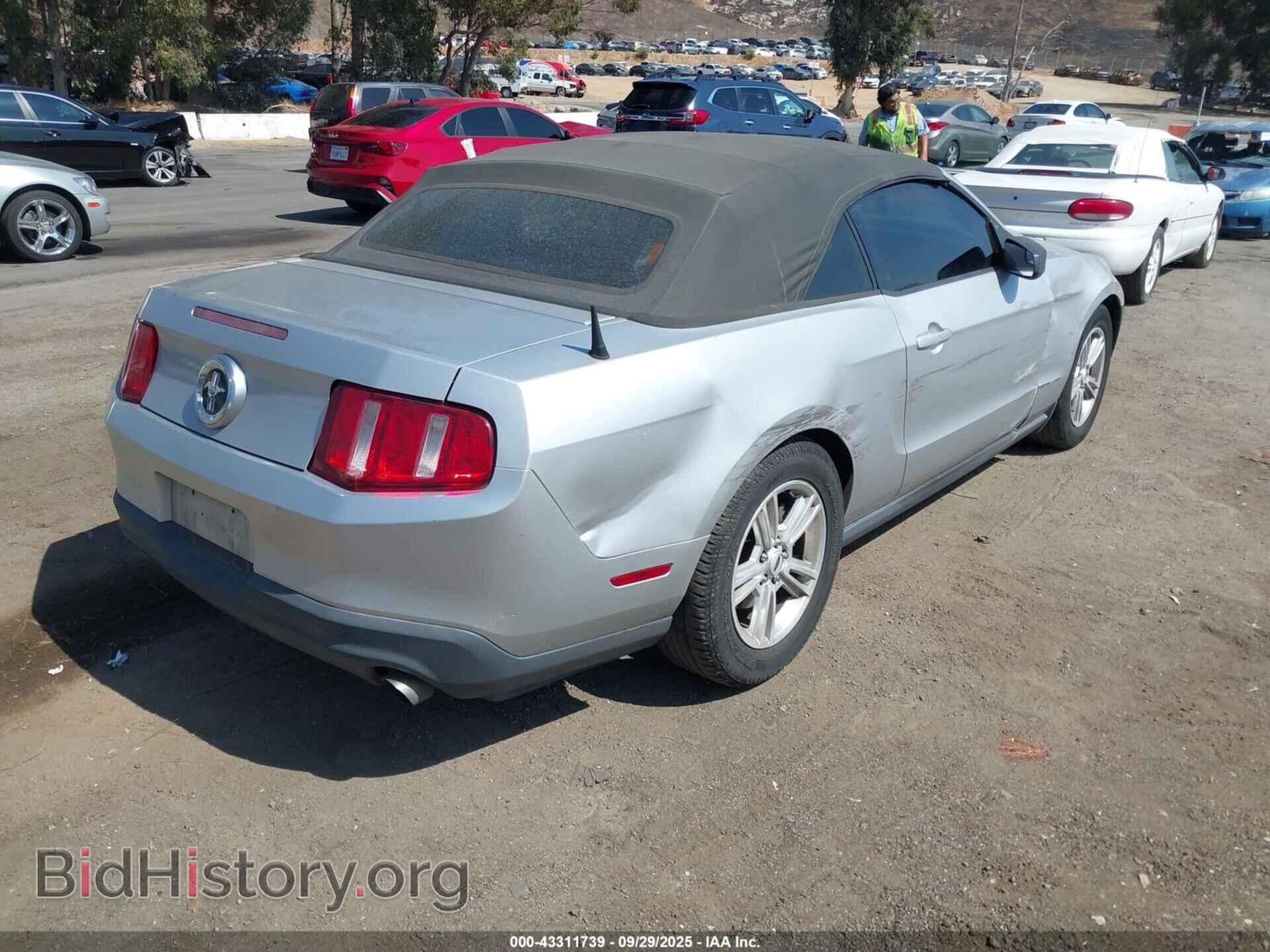 2012 FORD MUSTANG - VIN: 1ZVBP8EM0C5257257 - Фото 4