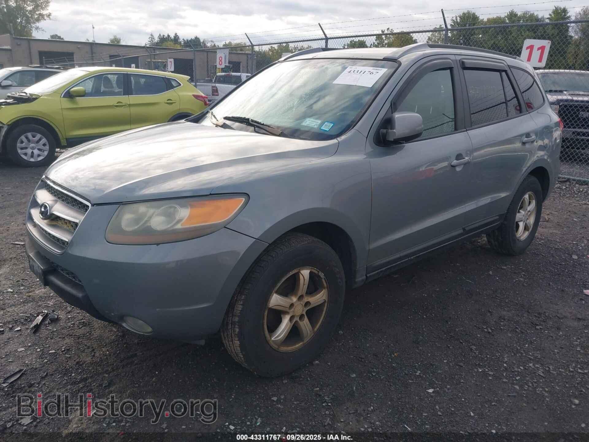 2007 HYUNDAI SANTA FE - VIN: 5NMSG73D57H013297 - Фото 2