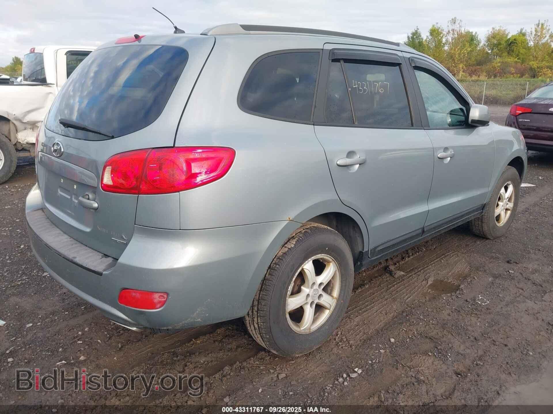 2007 HYUNDAI SANTA FE - VIN: 5NMSG73D57H013297 - Фото 4