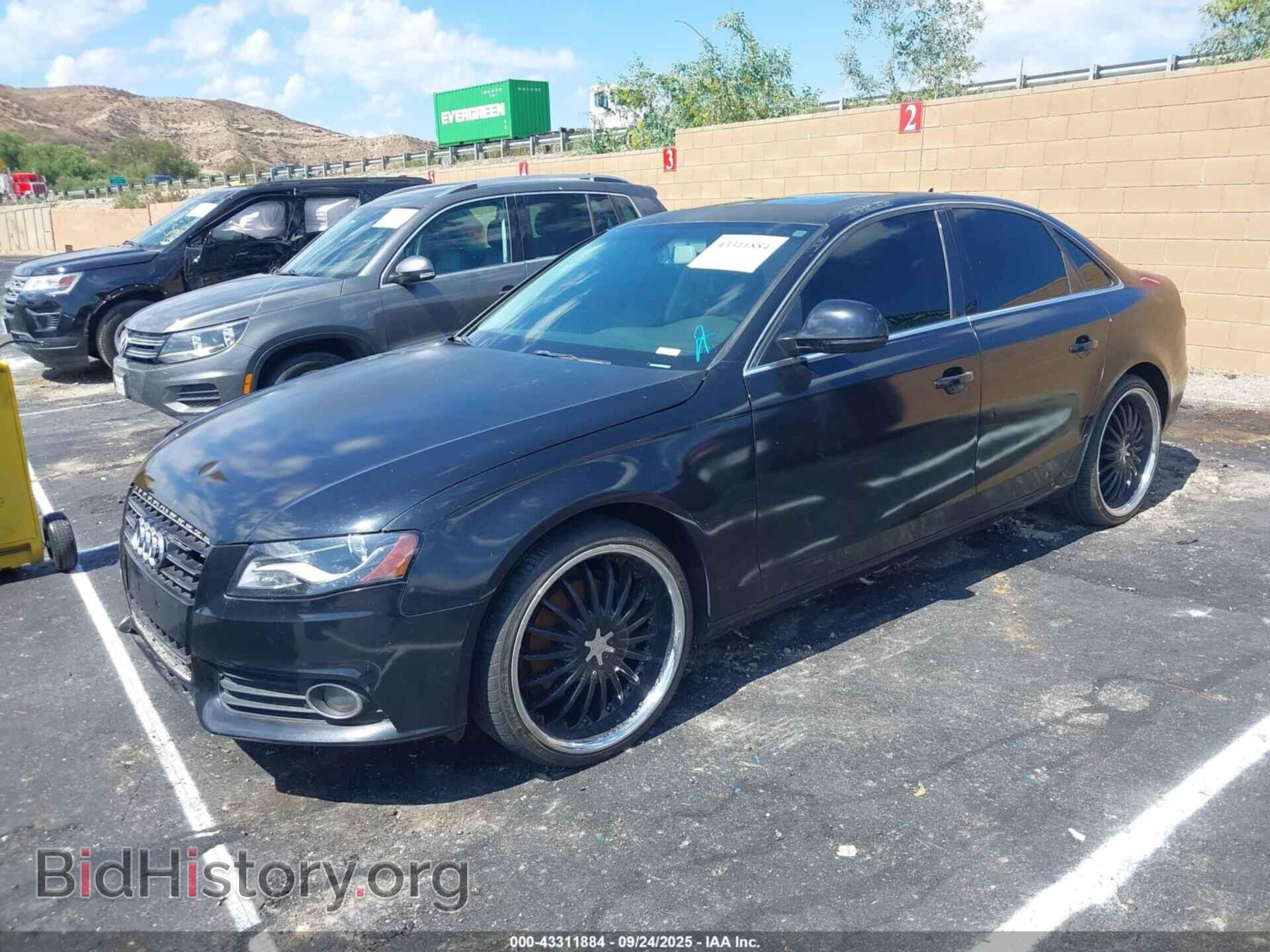 2009 AUDI A4 - VIN: WAUCF78K19N051210 - Фото 2