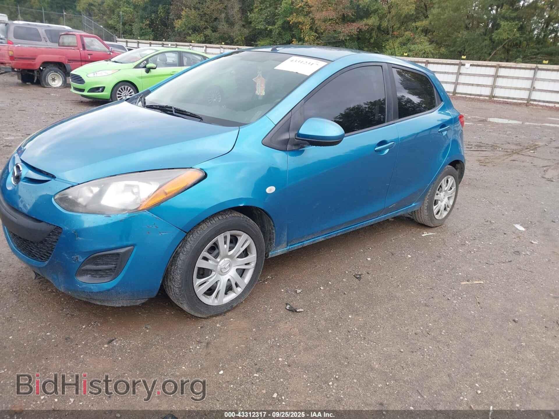2012 MAZDA MAZDA2 - VIN: JM1DE1KY1C0143314 - Фото 2