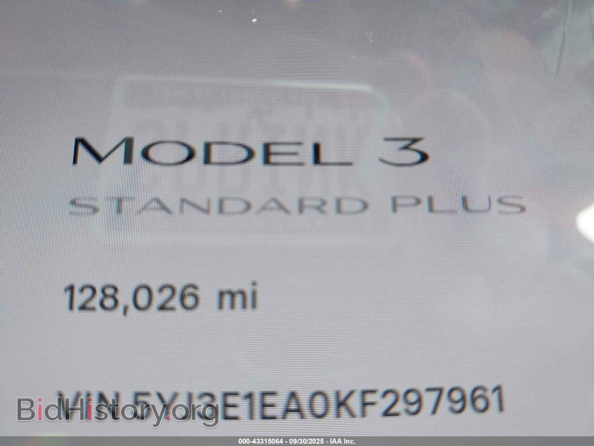 2019 TESLA MODEL 3 - VIN: 5YJ3E1EA0KF297961 - Фото 7