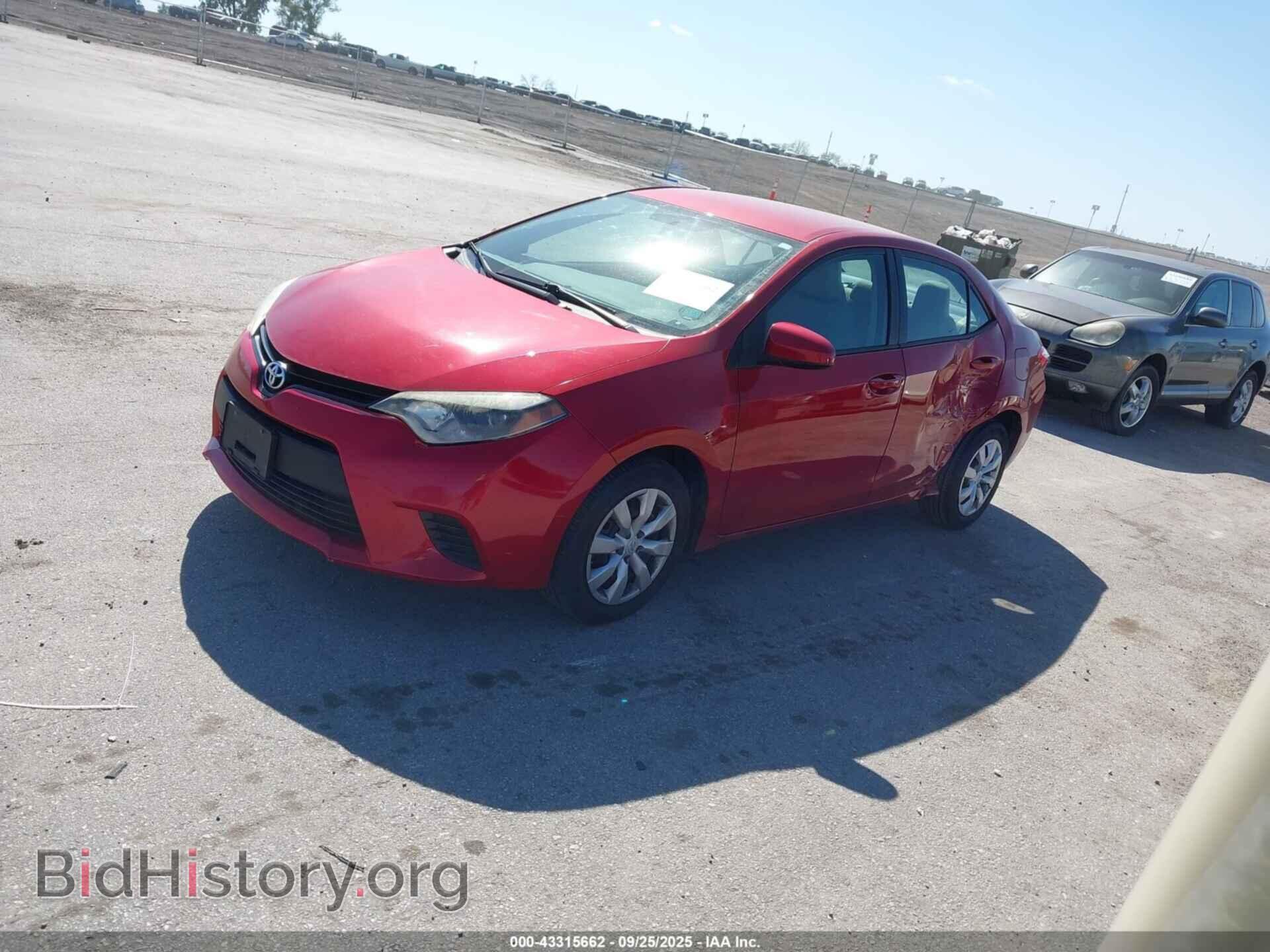 2014 TOYOTA COROLLA - VIN: 5YFBURHEXEP150888 - Фото 2