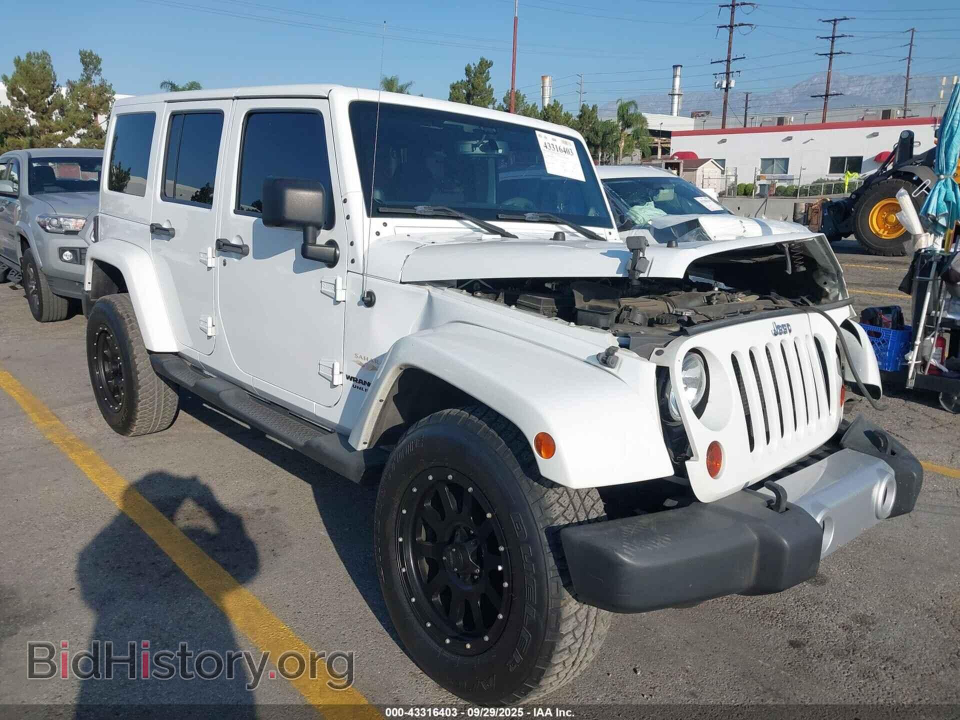 Photo 1C4BJWEG3DL593016 - JEEP WRANGLER UNLIMITED 2013