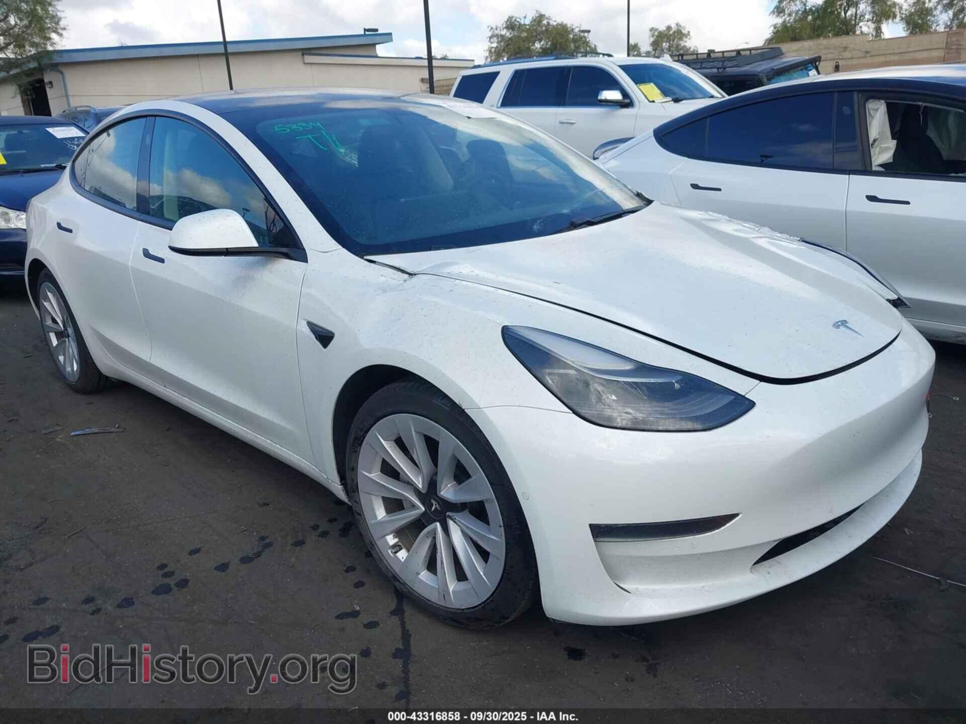 Photo 5YJ3E1EA2MF018190 - TESLA MODEL 3 2021