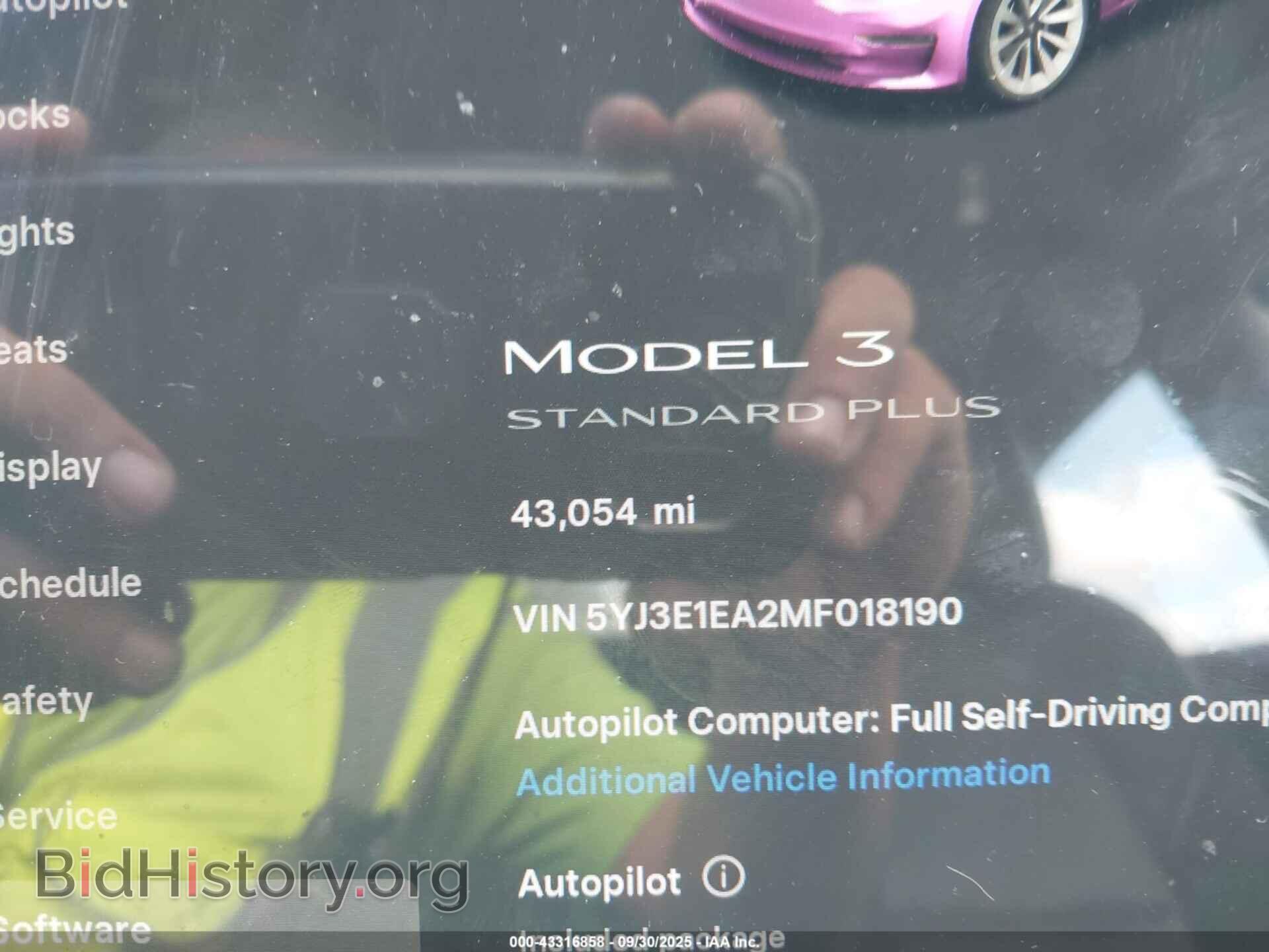 2021 TESLA MODEL 3 - VIN: 5YJ3E1EA2MF018190 - Photo 7