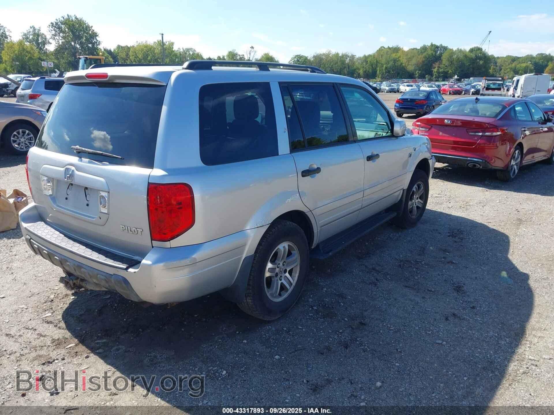 2005 HONDA PILOT - VIN: 2HKYF18545H514841 - Фото 4