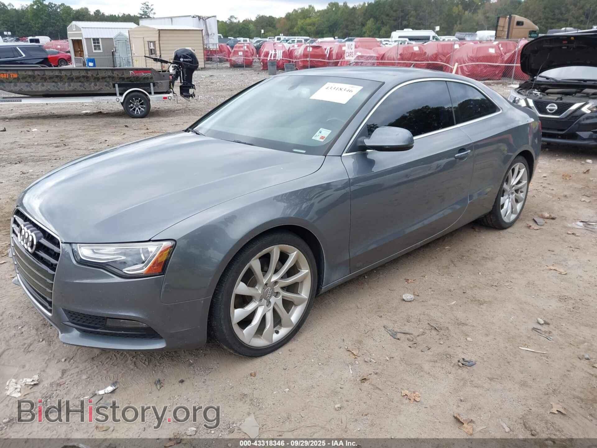 2013 AUDI A5 - VIN: WAULFAFR5DA036657 - Photo 2