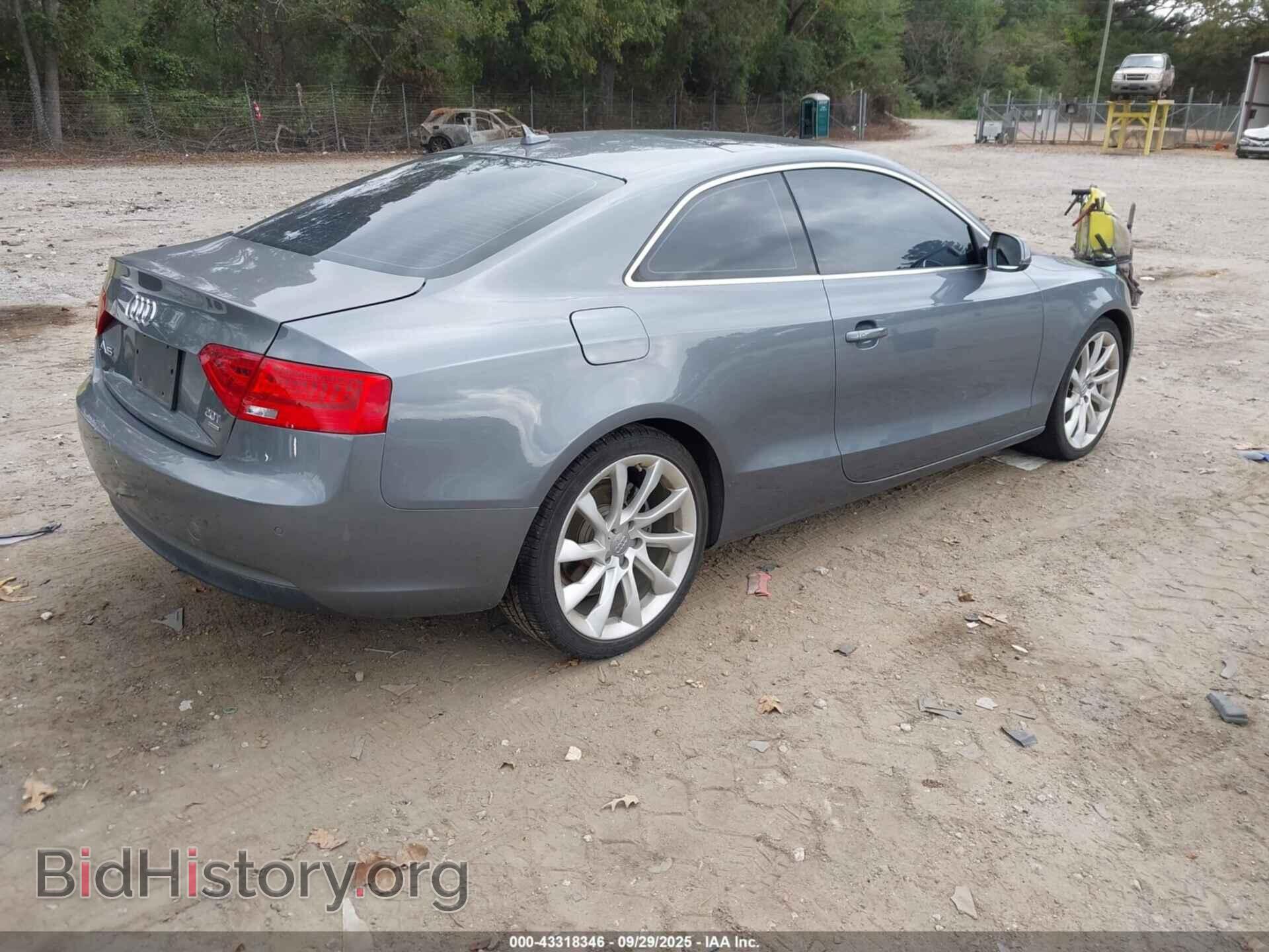 2013 AUDI A5 - VIN: WAULFAFR5DA036657 - Photo 4