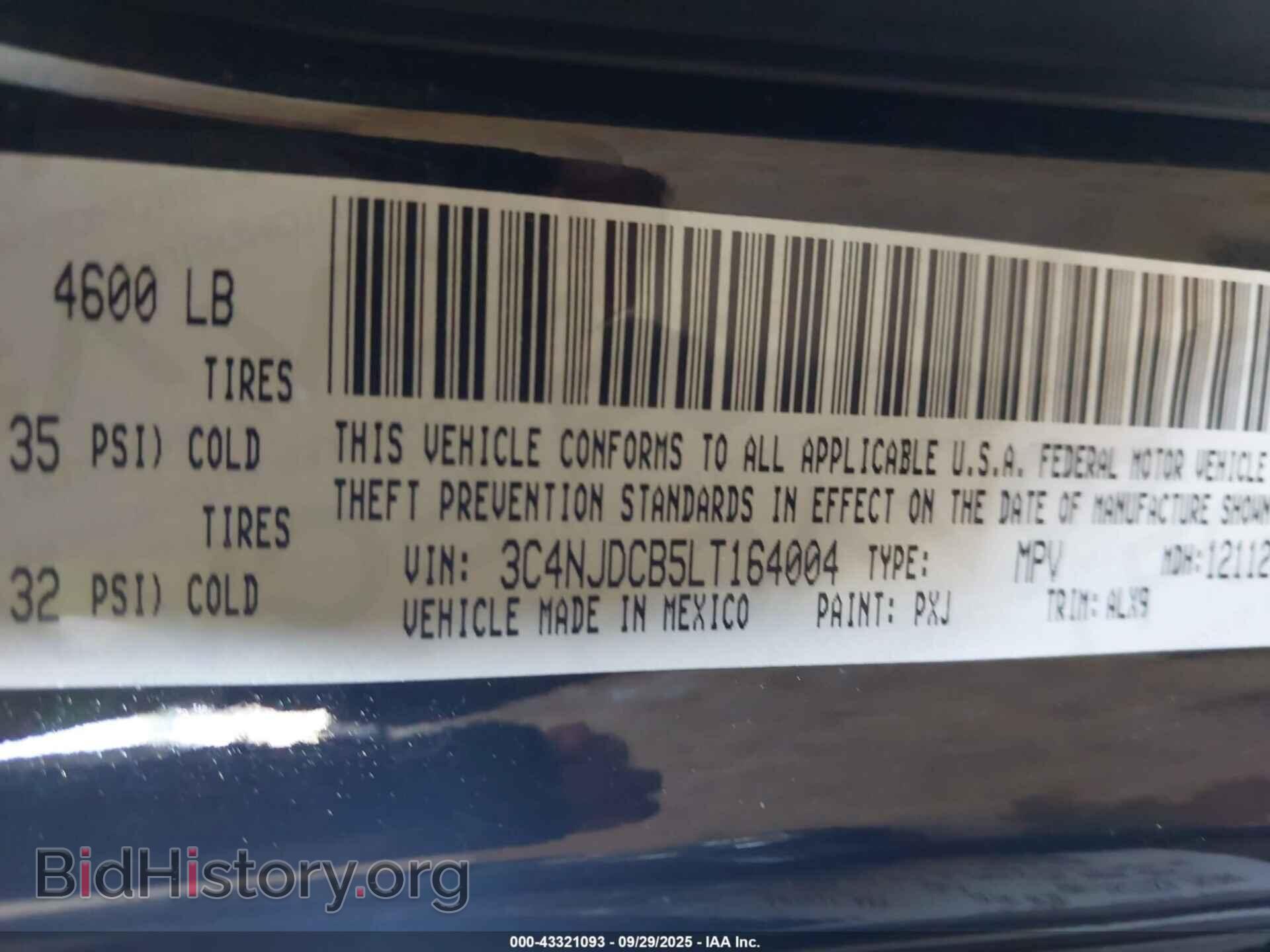2020 JEEP COMPASS - VIN: 3C4NJDCB5LT164004 - Фото 9