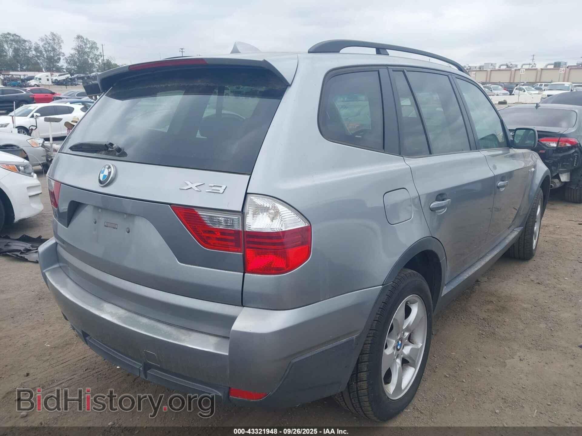 2008 BMW X3 - VIN: WBXPC93498WJ17841 - Фото 4