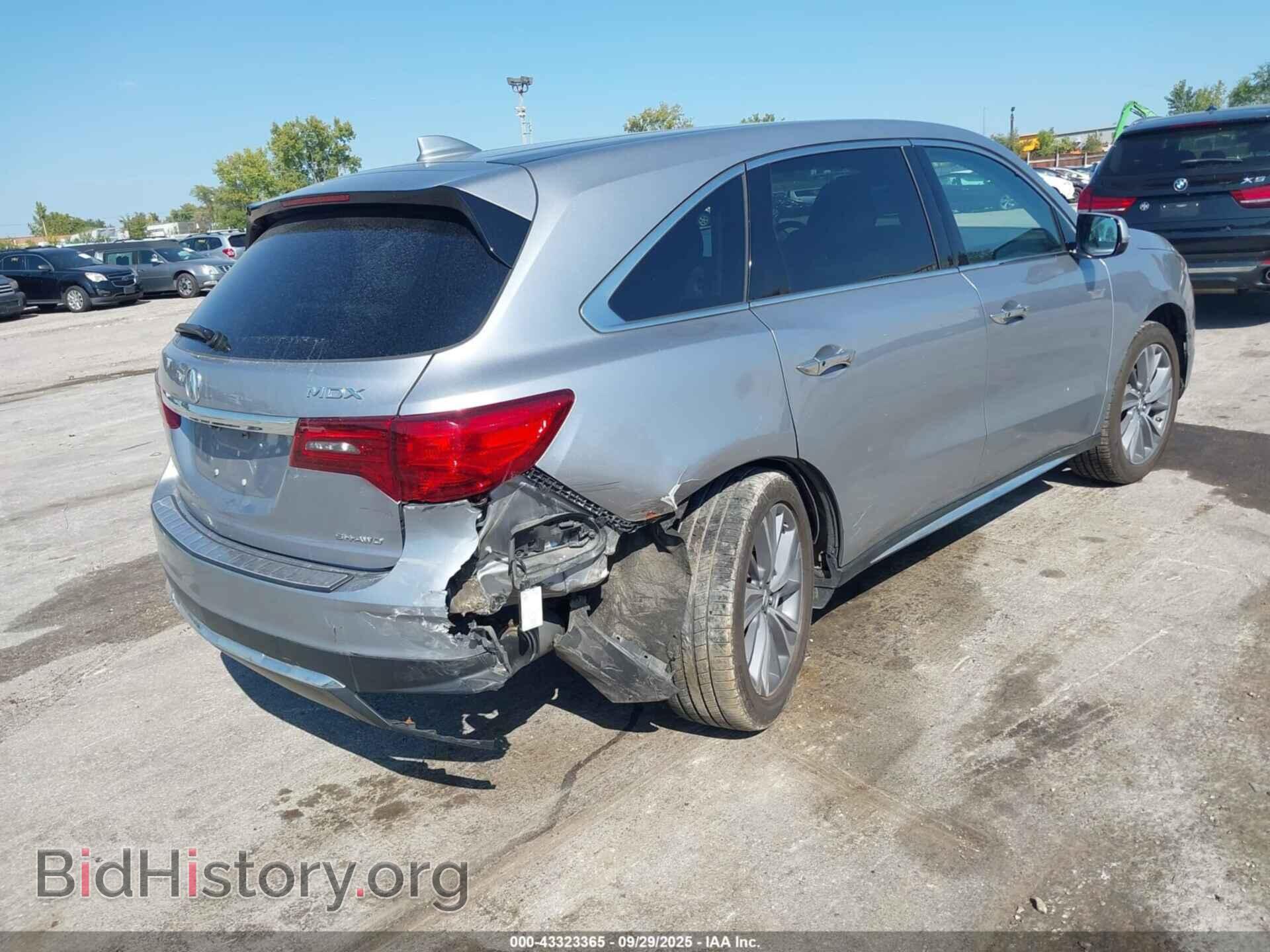 2017 ACURA MDX - VIN: 5FRYD4H56HB036849 - Фото 4