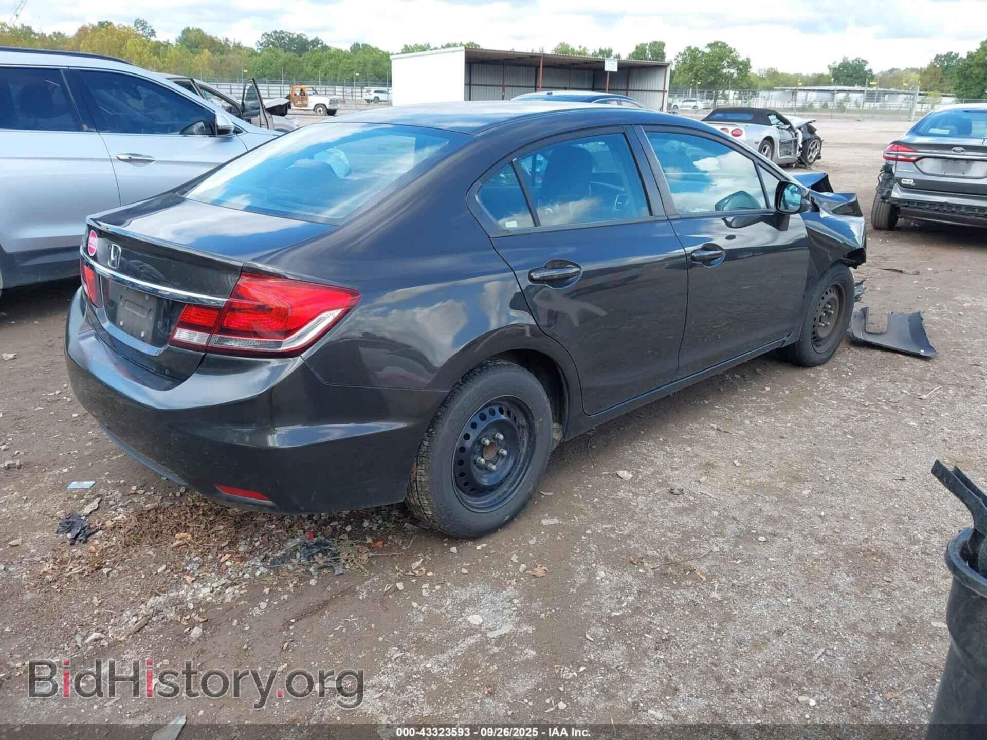 2013 HONDA CIVIC - VIN: 19XFB2F56DE001962 - Фото 4