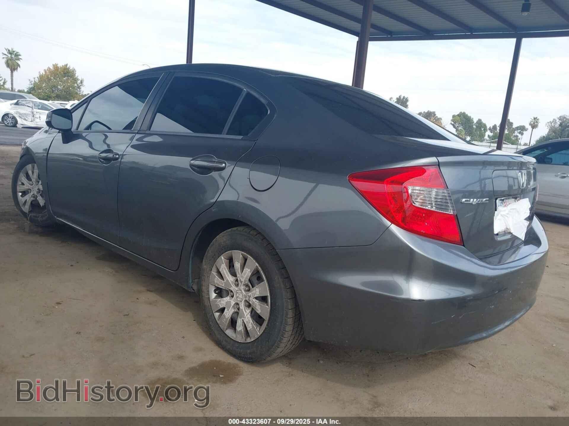 2012 HONDA CIVIC - VIN: 19XFB2F5XCE001168 - Фото 3