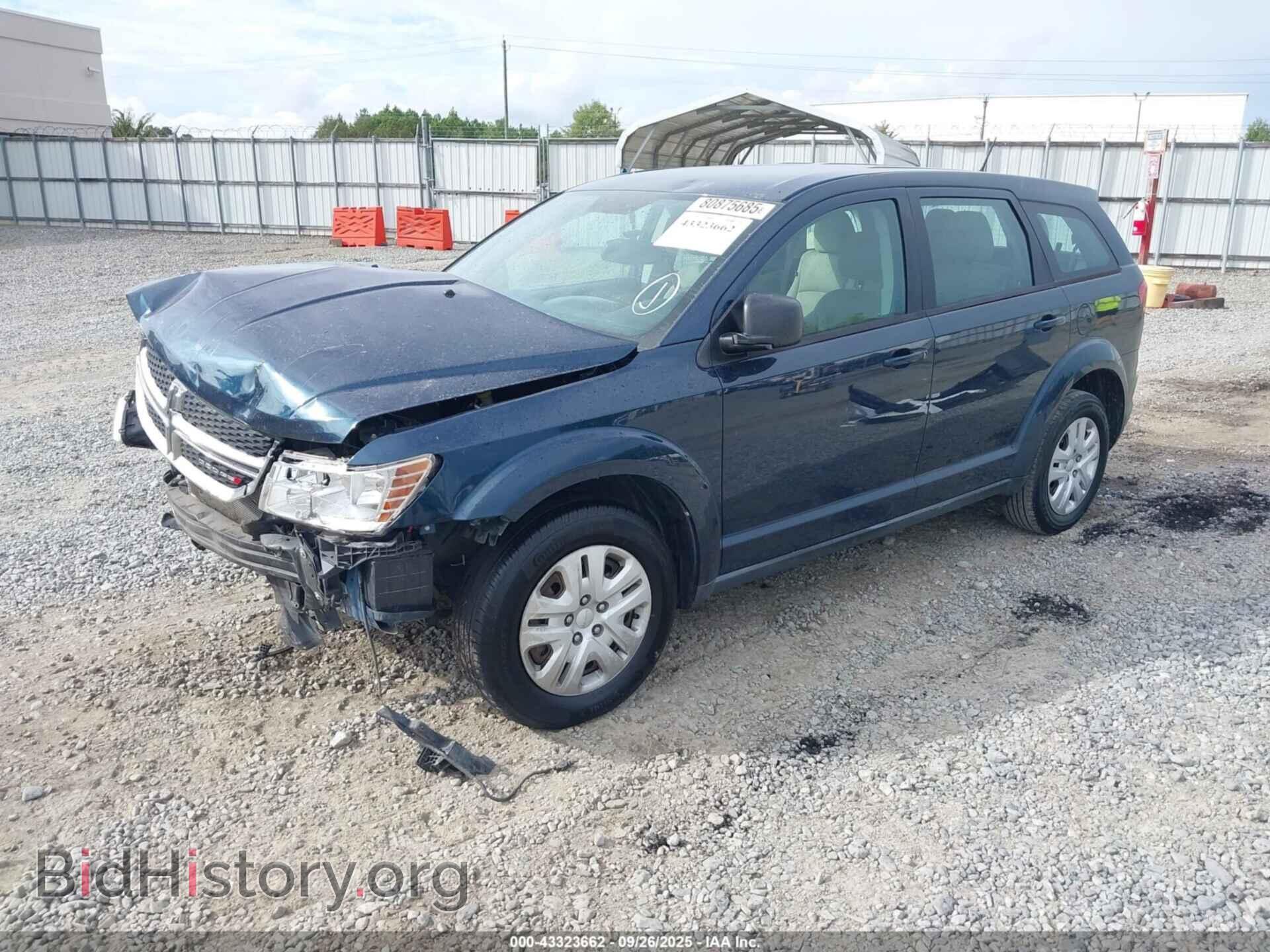 2014 DODGE JOURNEY - VIN: 3C4PDCAB4ET304012 - Фото 2