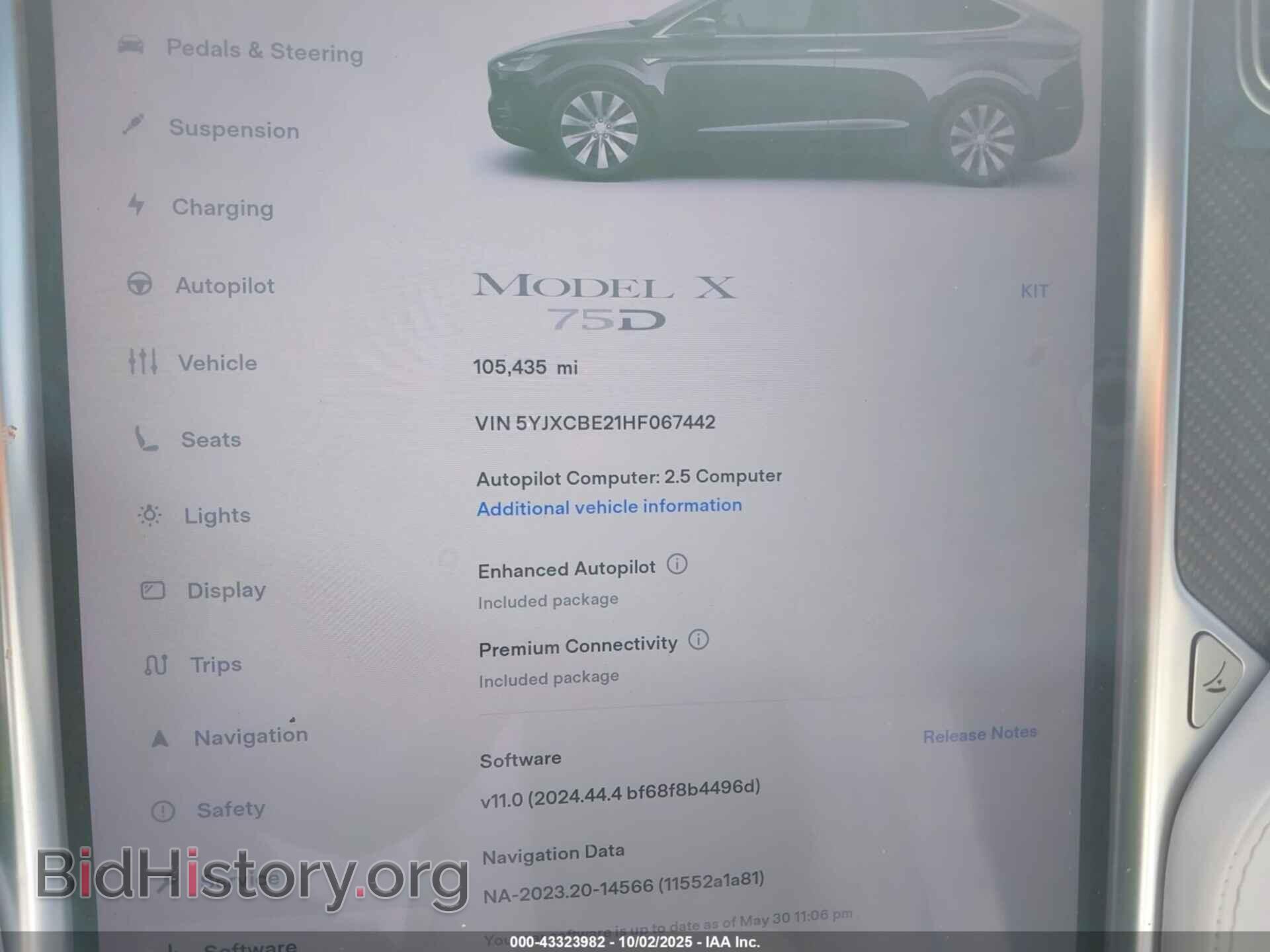 2017 TESLA MODEL X - VIN: 5YJXCBE21HF067442 - Photo 7