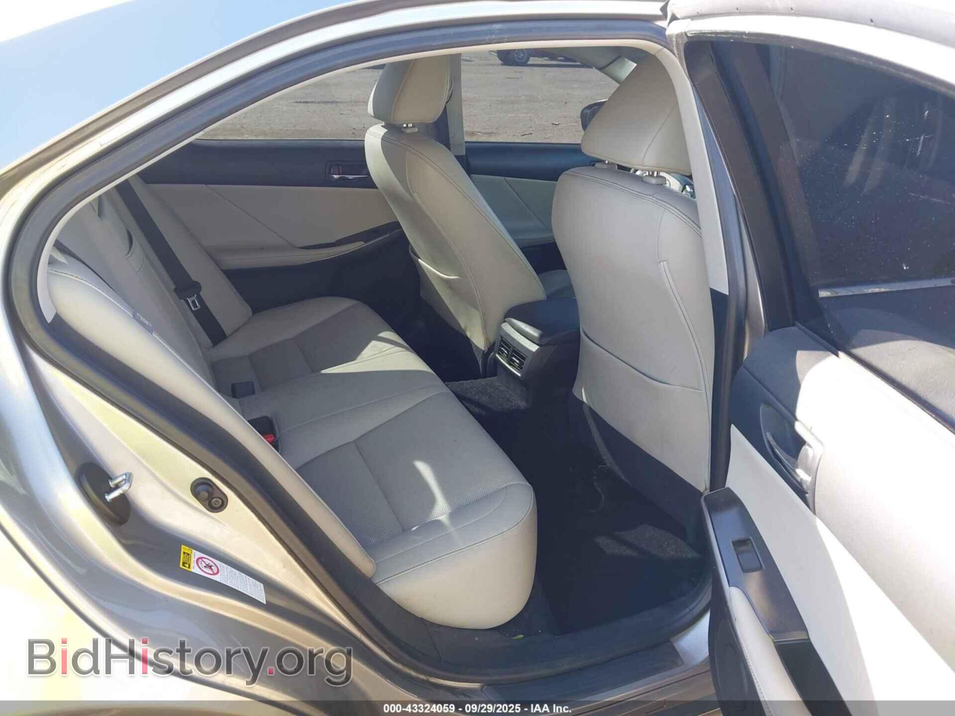2014 LEXUS IS 250 - VIN: JTHBF1D22E5013401 - Фото 8