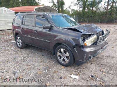 2013 Honda PILOT EX-L, gray — VIN 5FNYF4H59DB013703, IAAI