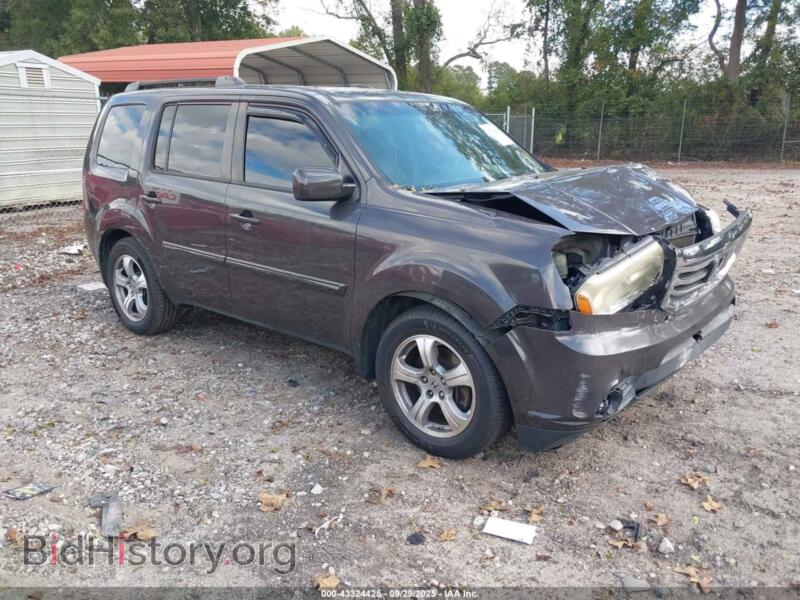 2013 Honda PILOT EX-L (VIN 5FNYF4H59DB013703) — photo 1 of 16, IAAI, damage: front end