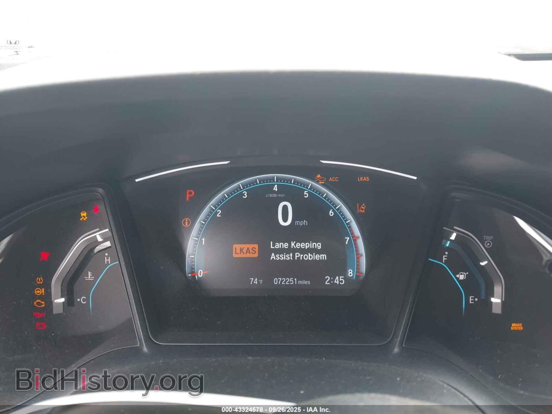 2019 HONDA CIVIC - VIN: 2HGFC2F65KH522387 - Фото 7