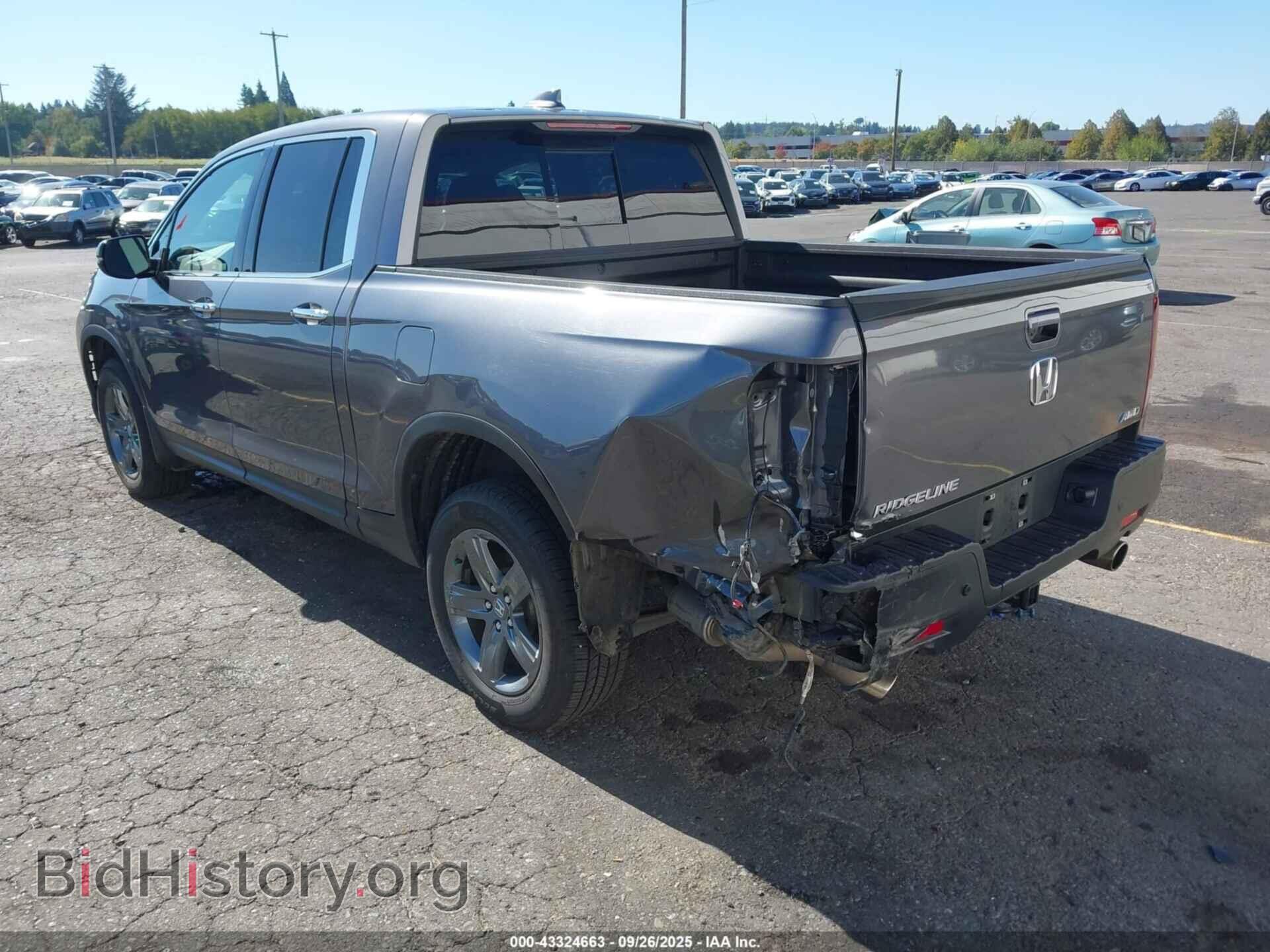 2022 HONDA RIDGELINE - VIN: 5FPYK3F74NB026250 - Фото 3