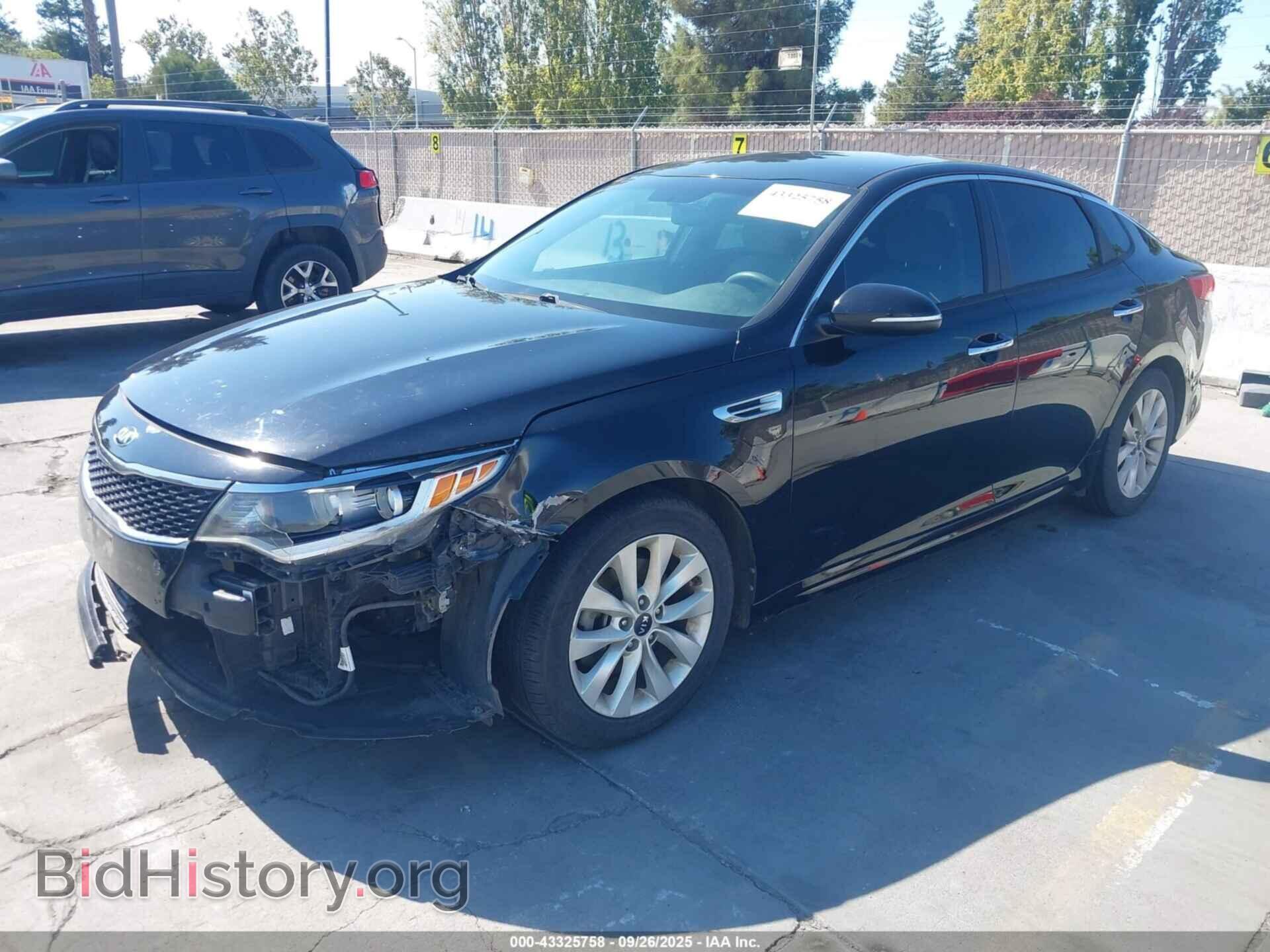 2016 KIA OPTIMA - VIN: 5XXGT4L30GG005100 - Фото 2