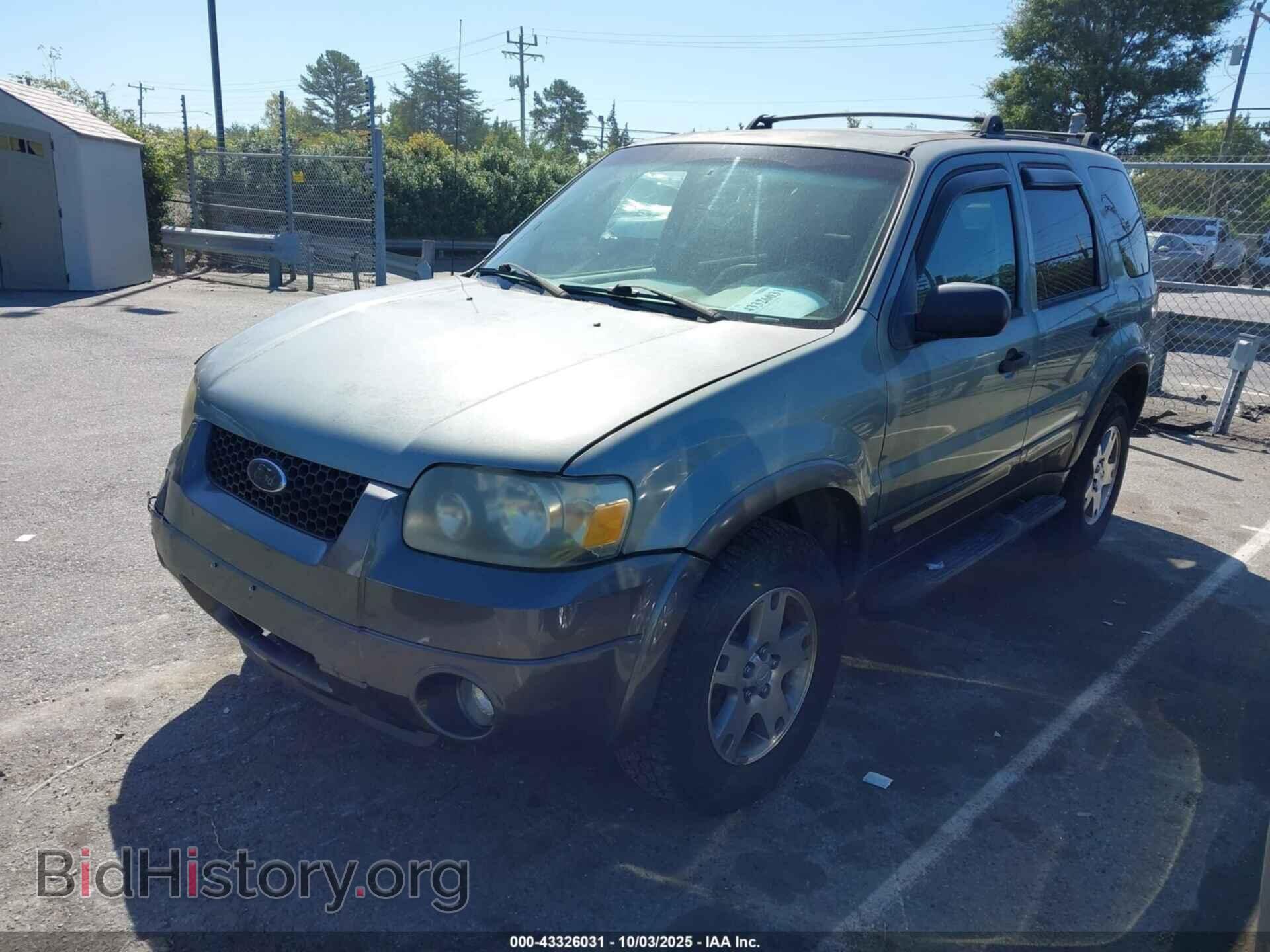2005 FORD ESCAPE - VIN: 1FMCU03165KD64906 - Фото 2