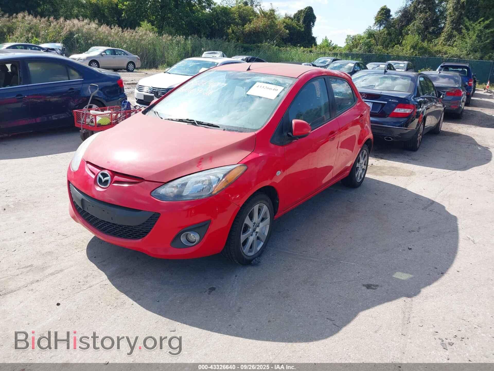 2013 MAZDA MAZDA2 - VIN: JM1DE1LY8D0158747 - Фото 2