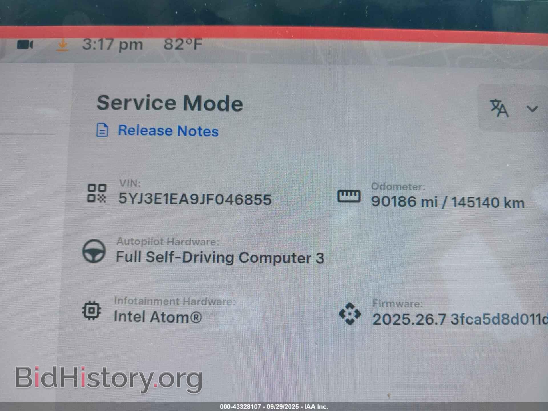 2018 TESLA MODEL 3 - VIN: 5YJ3E1EA9JF046855 - Фото 7
