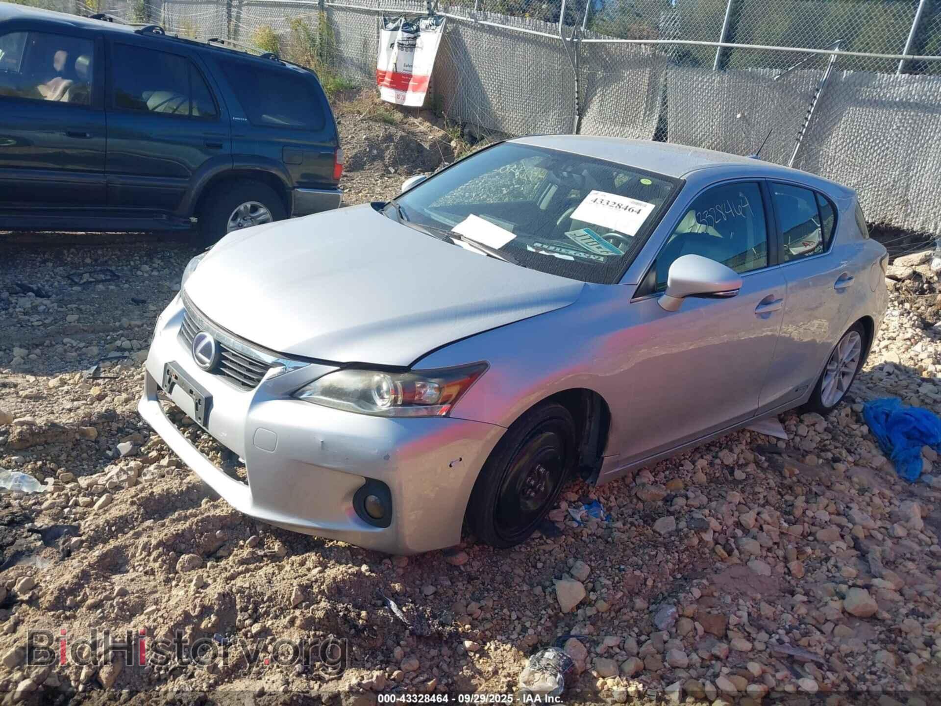 2012 LEXUS CT 200H - VIN: JTHKD5BH8C2084959 - Фото 2