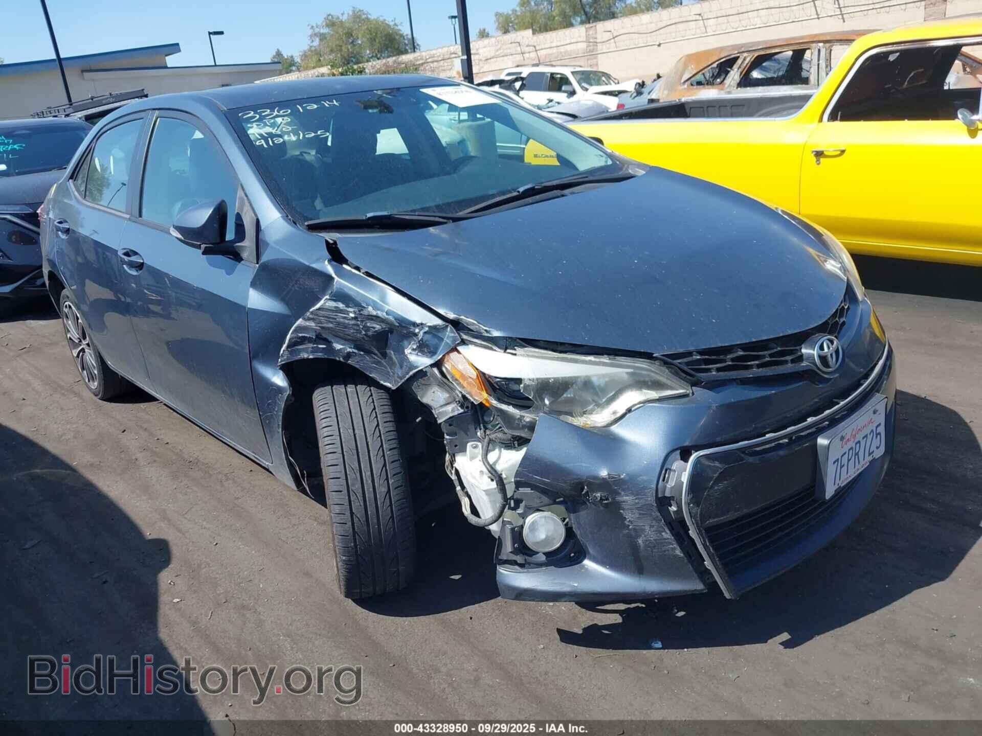 Фотография 5YFBURHE7EP123745 - TOYOTA COROLLA 2014