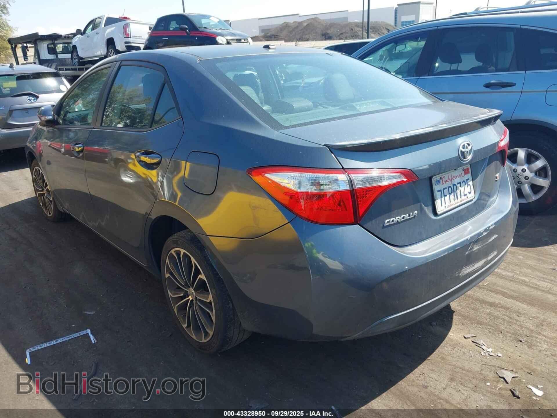 2014 TOYOTA COROLLA - VIN: 5YFBURHE7EP123745 - Фото 3