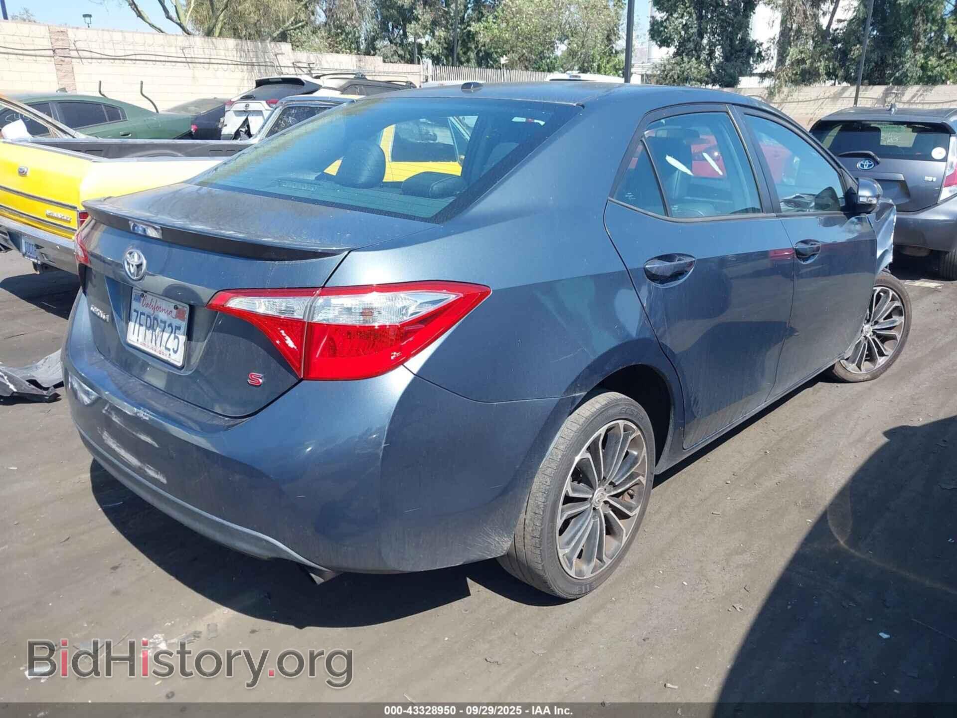2014 TOYOTA COROLLA - VIN: 5YFBURHE7EP123745 - Фото 4